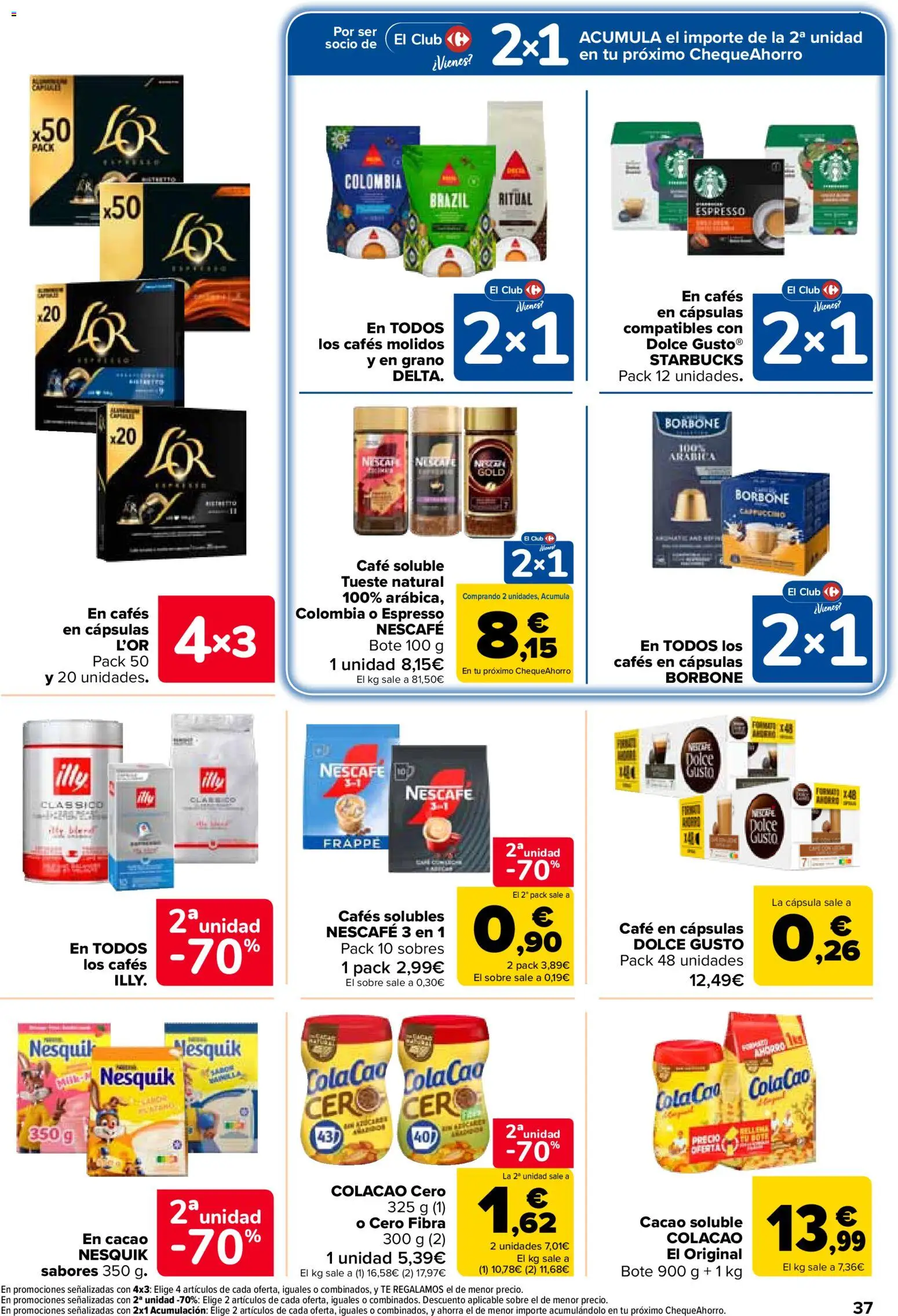 Carrefour folleto │ válido desde el 14/07/2026 | Página: 39 | Productos: Café, Café soluble, Cacao soluble, Cacao