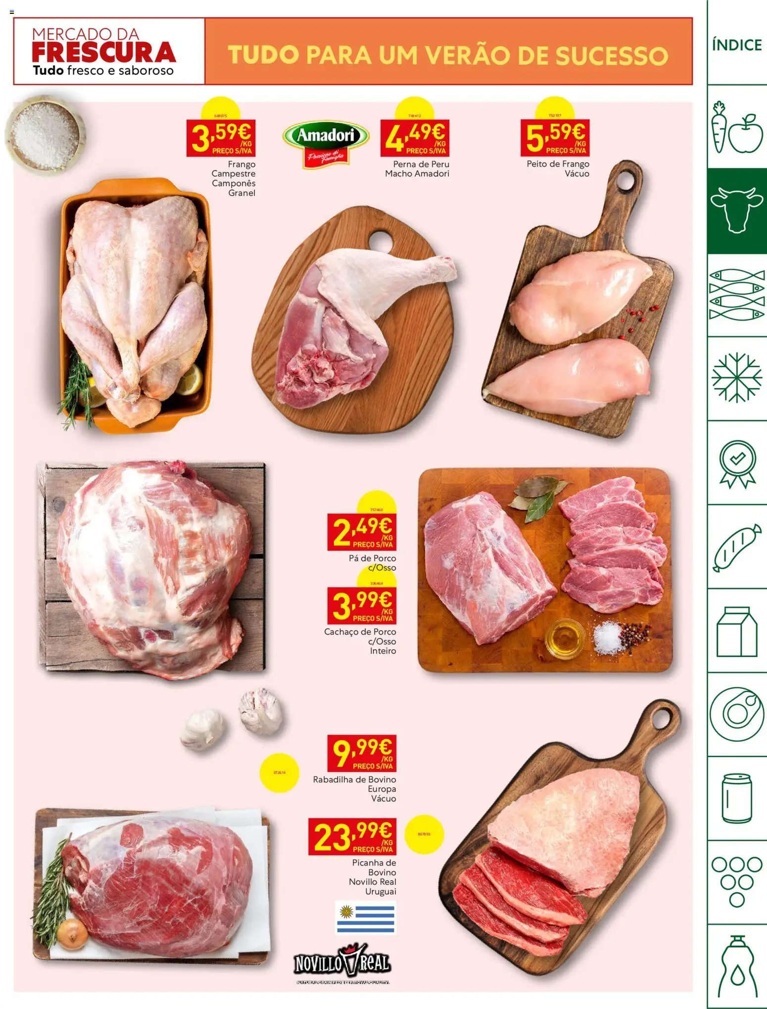 Recheio Horeca │ válido de 07/07/2026 | Página: 9 | Produtos: Peito de frango, Frango, Peru, Pá