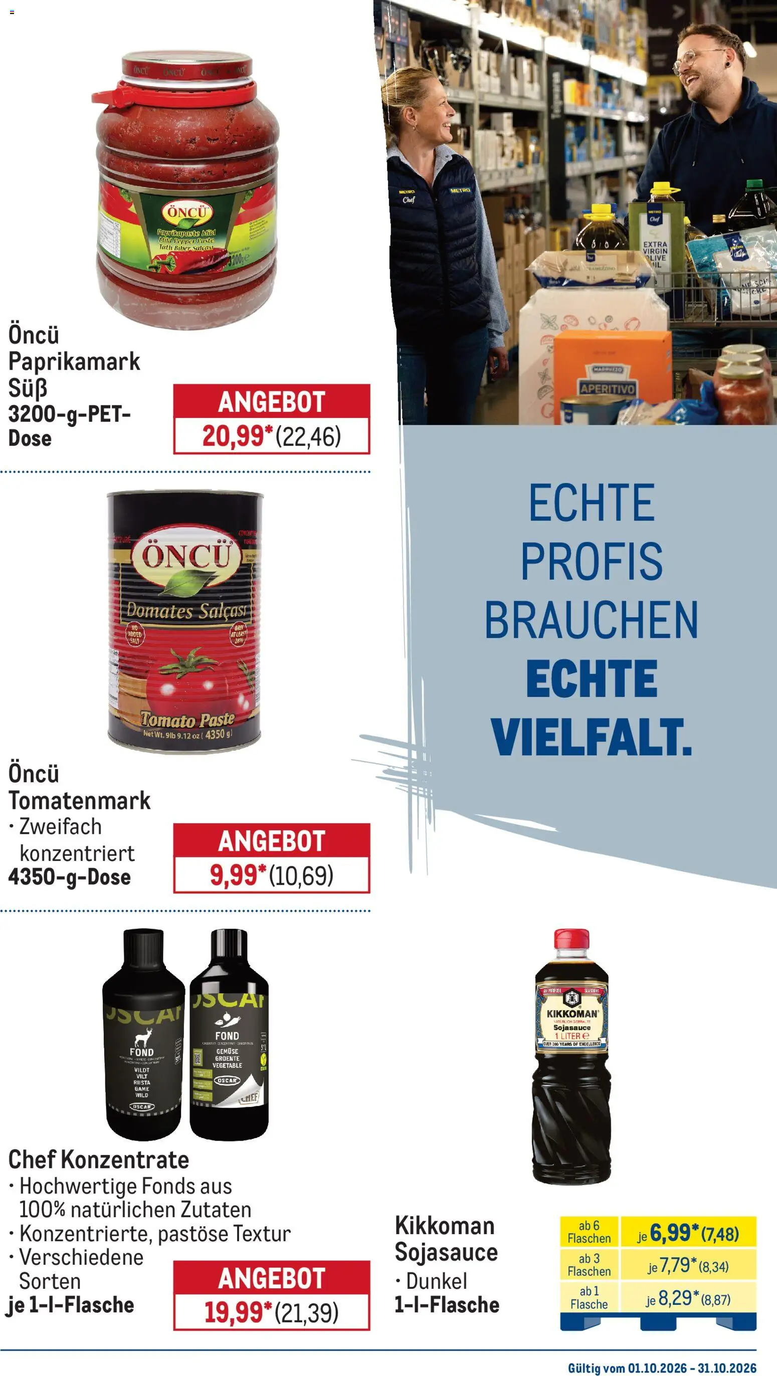 Metro Monats-Menü – gültig ab 01.10.2026 | Seite: 15 | Produkte: Gemüse