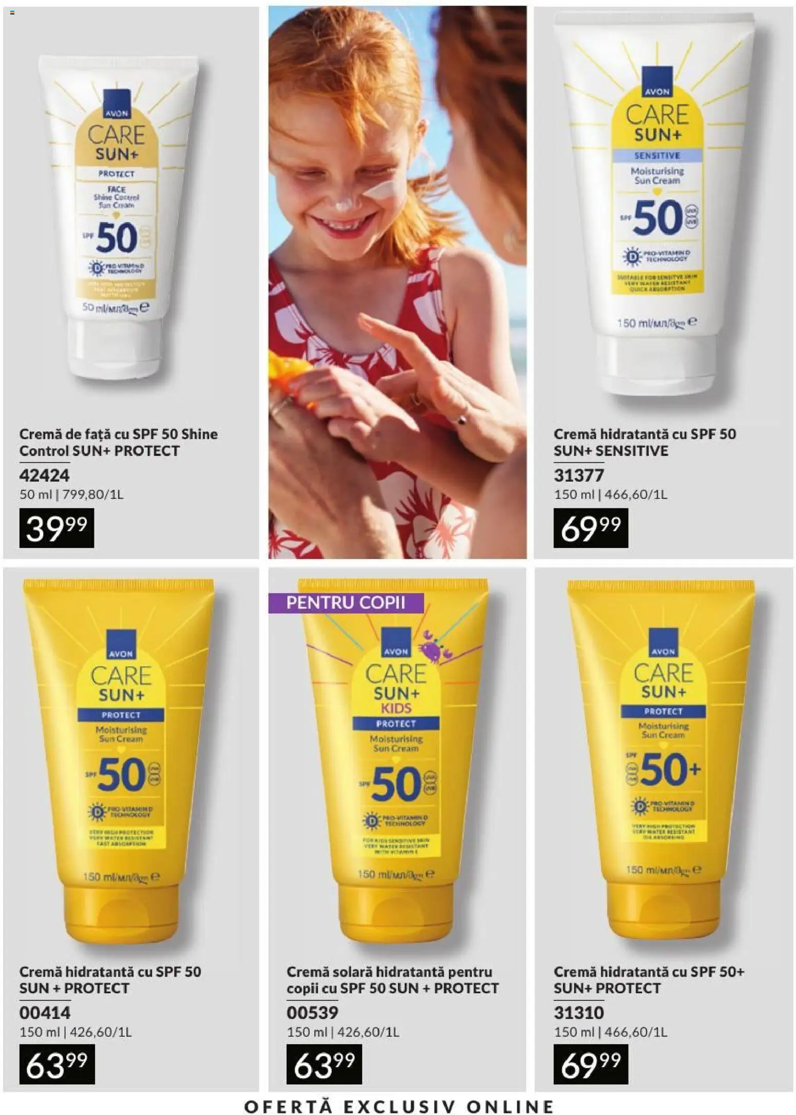 Noul catalog Avon – valabil de la 01.09.2026 | Pagină: 213 | Produse: Solara, Cremă hidratantă, Cremă