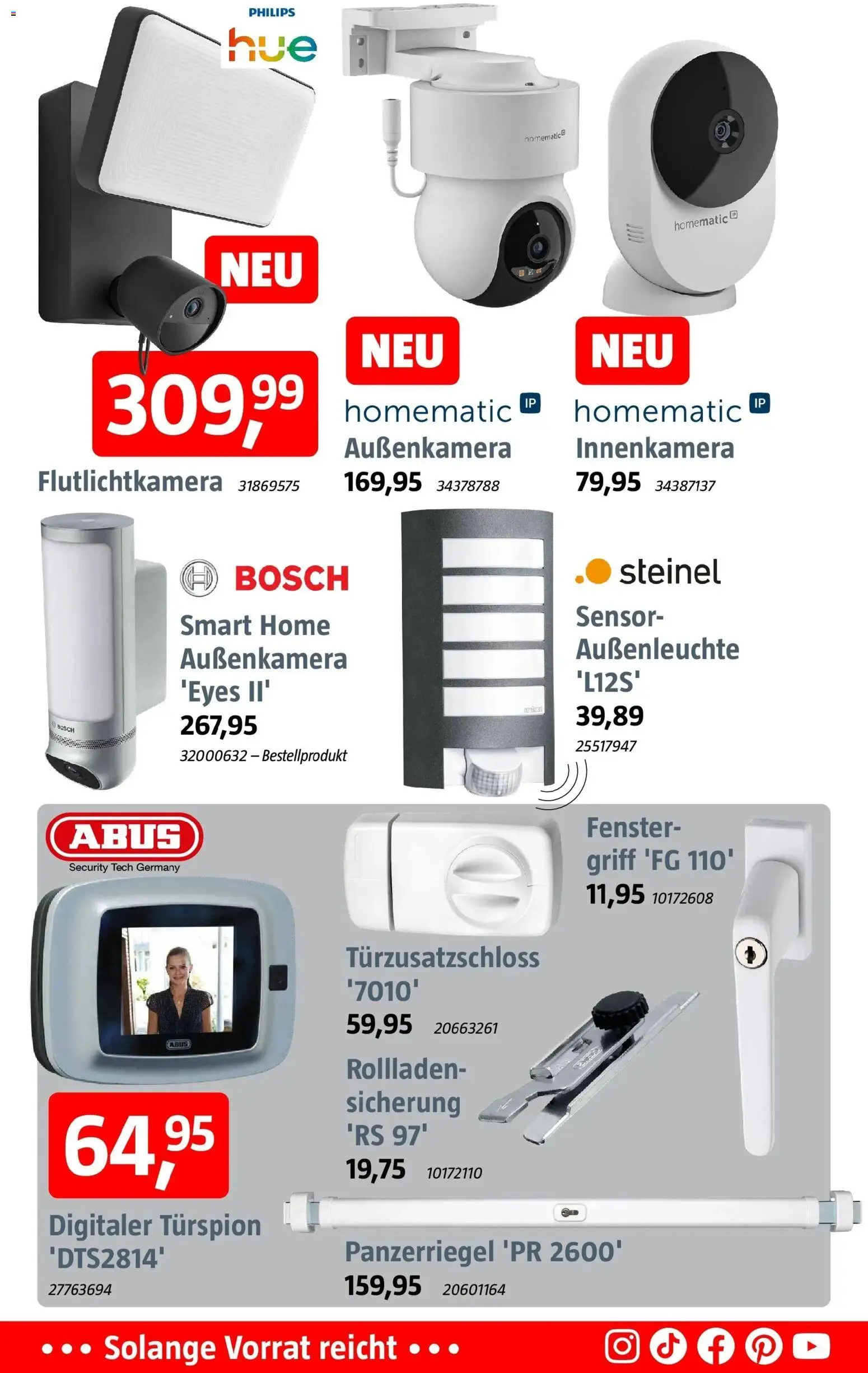 Bauhaus - BAUHAUS: Aktuelle Angebote (ab 17.10.2026) zum Blättern | Seite: 7 | Produkte: Bosch, Philips, Außenleuchte