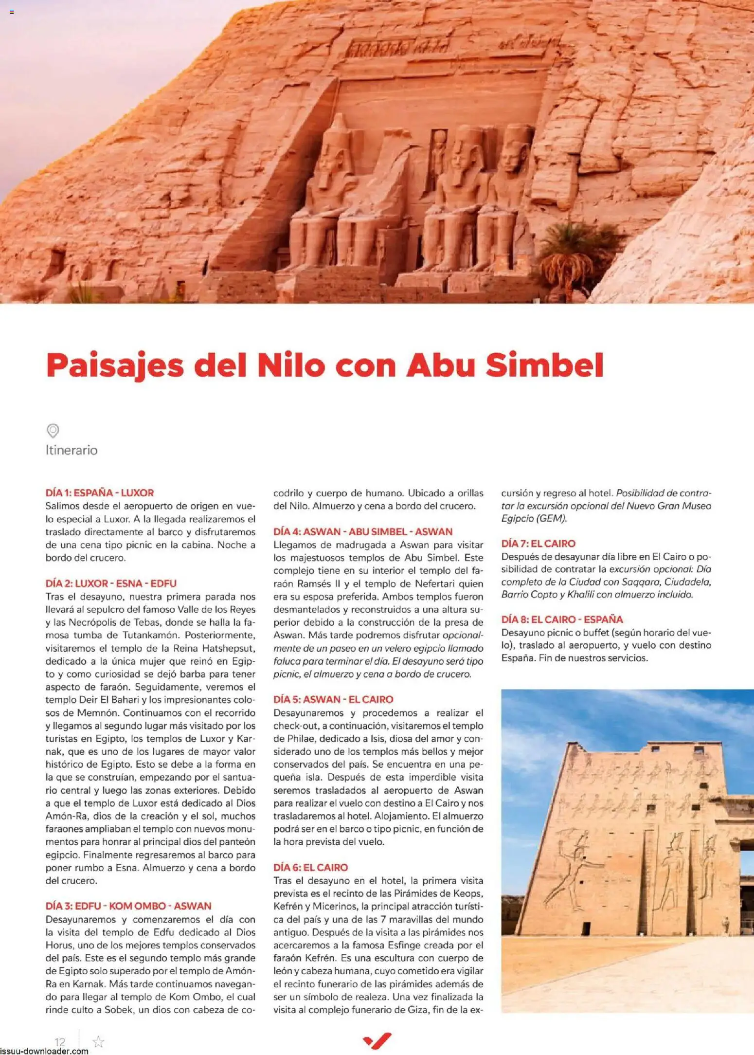 Halcón Viajes Egípto │ válido desde el 06/07/2026 | Página: 12