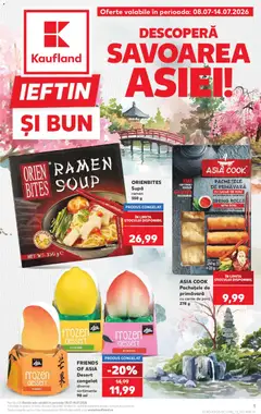 Ofertele Kaufland valabile de la 08.07.2026