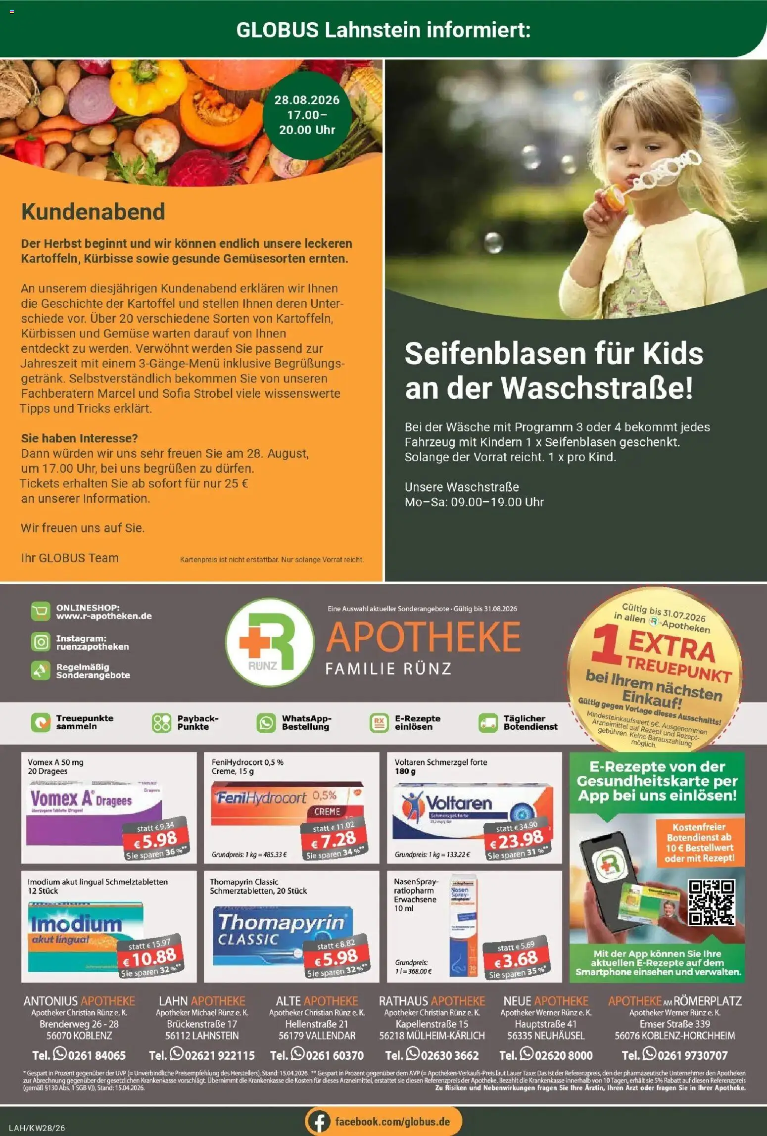 Globus Prospekt Lahnstein – gültig ab 06.07.2026 | Seite: 27 | Produkte: Creme, Gemüse, Smartphone, Uhr