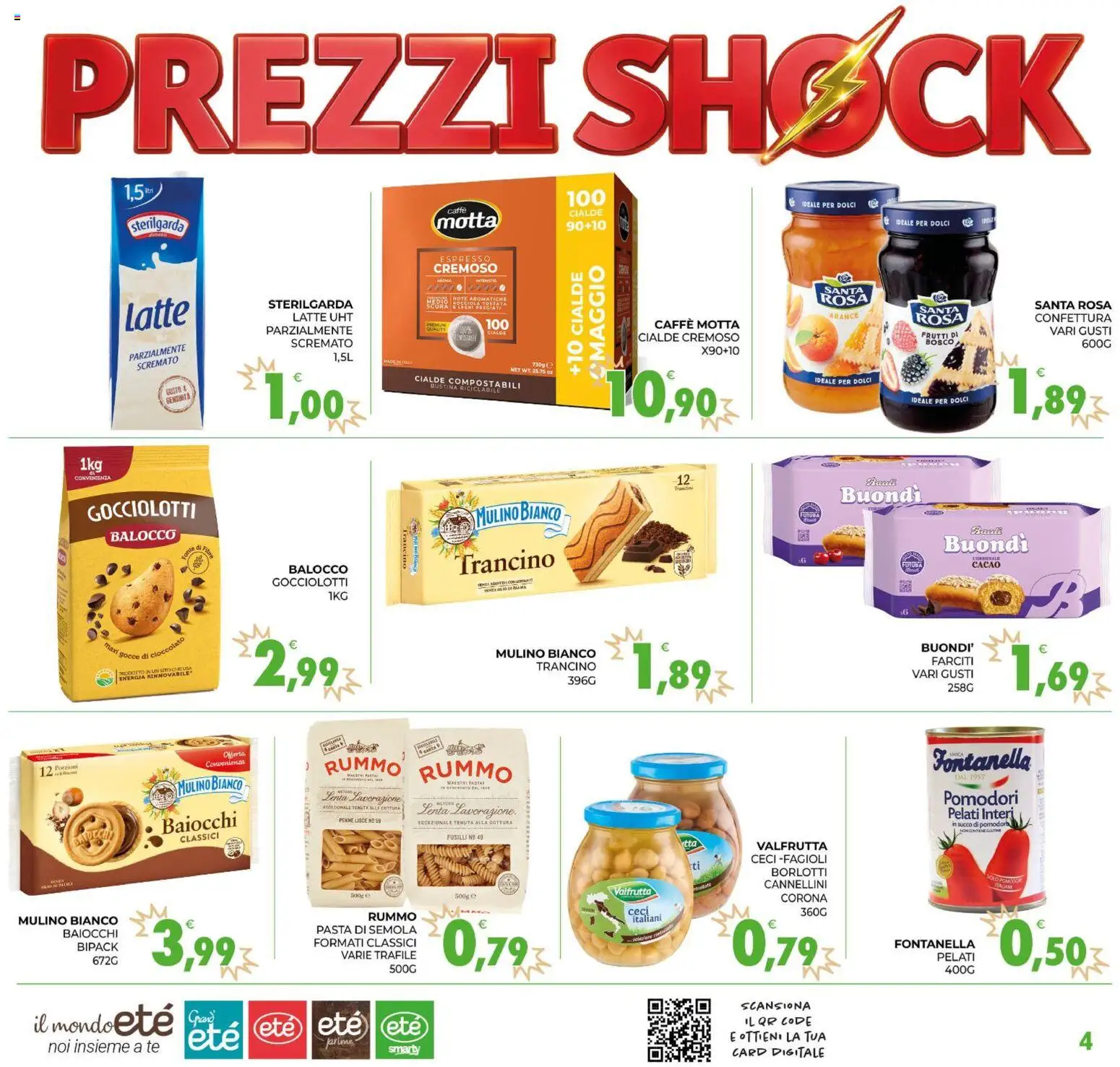 Volantino Eté del 02/10/2026 | Pagina: 4 | Prodotti: Tè, Ceci, Dolci, Cialde