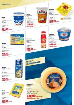 Metro katalog Horeca - pregled Metro kataloga - važi od 11.06.2026 | Strana: 3 | Proizvode: Maslac, Mleko, Kačkavalj, Voćni jogurt