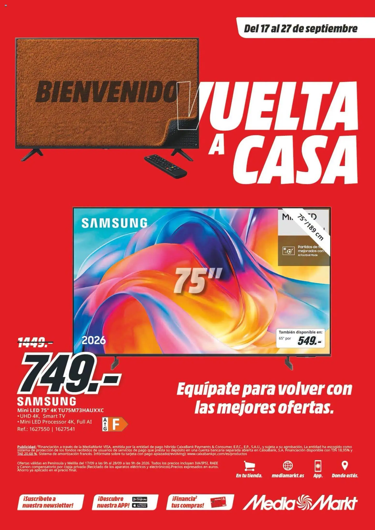 Media Markt folleto │ válido desde el 17/09/2026 | Página: 38