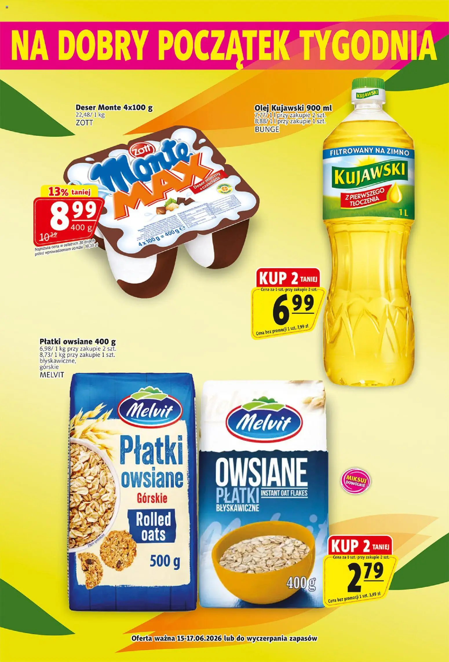 Prim Market gazetka od 11.06.2026 | Strona: 23 | Produkty: Olej kujawski, Olej, Czekolada, Płatki