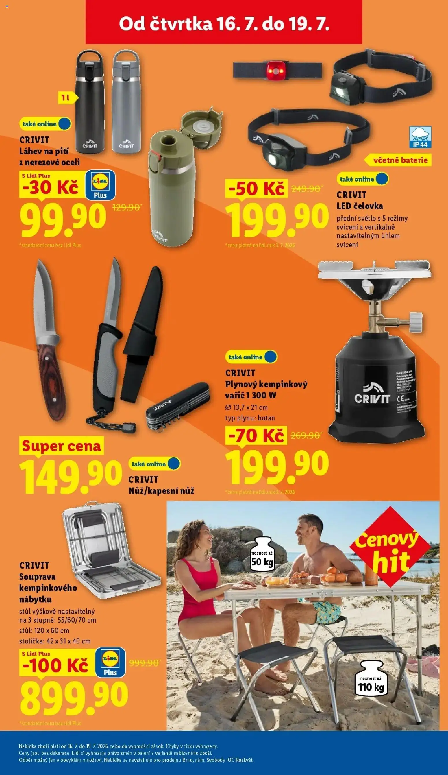 Lidl aktuální leták od 16.07.2026 | Strana: 41 | Produkty: Stolička, Nůž, Láhev, LED