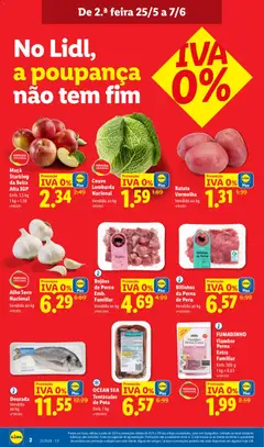 Pré-visualização Dourada, Vendida ao kg válido de 01.06.2026 | Página: 2 | Produtos: Batata, Dourada, Peru, Maça