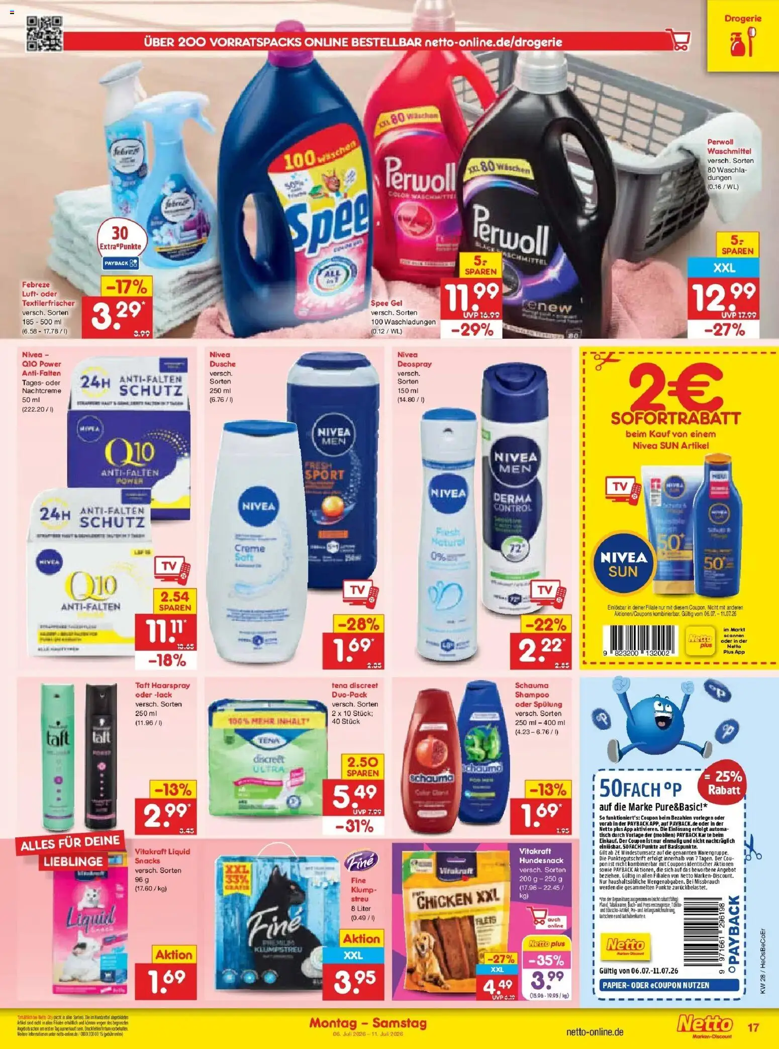 Netto Marken-Discount - Netto: Wochenangebote – gültig ab 05.07.2026 | Seite: 25 | Produkte: Dusche, Spee, Waschmittel, Deospray