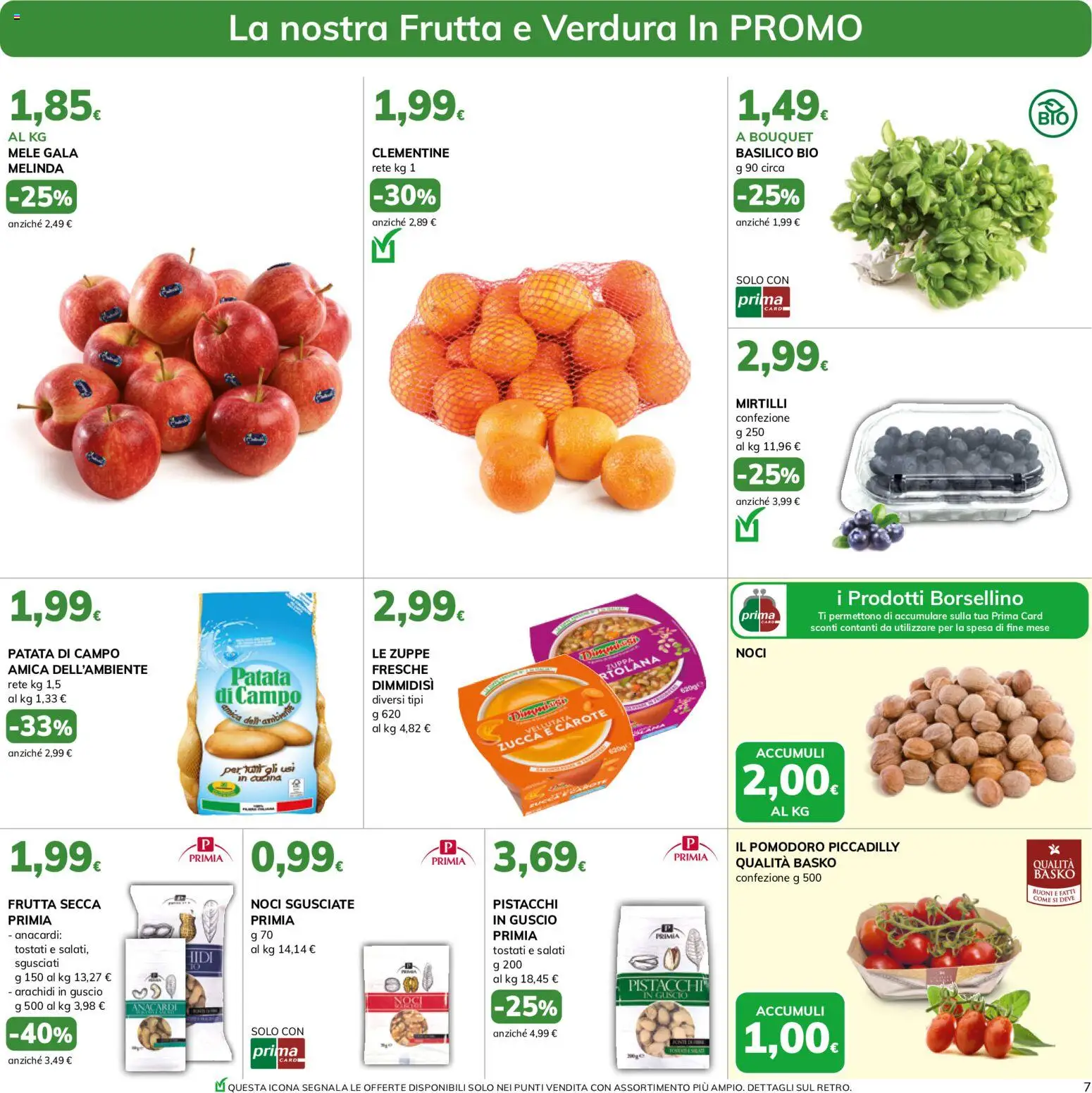 Volantino Basko del 29/09/2026 | Pagina: 7 | Prodotti: Carote, Anacardi, Zucca, Pistacchi