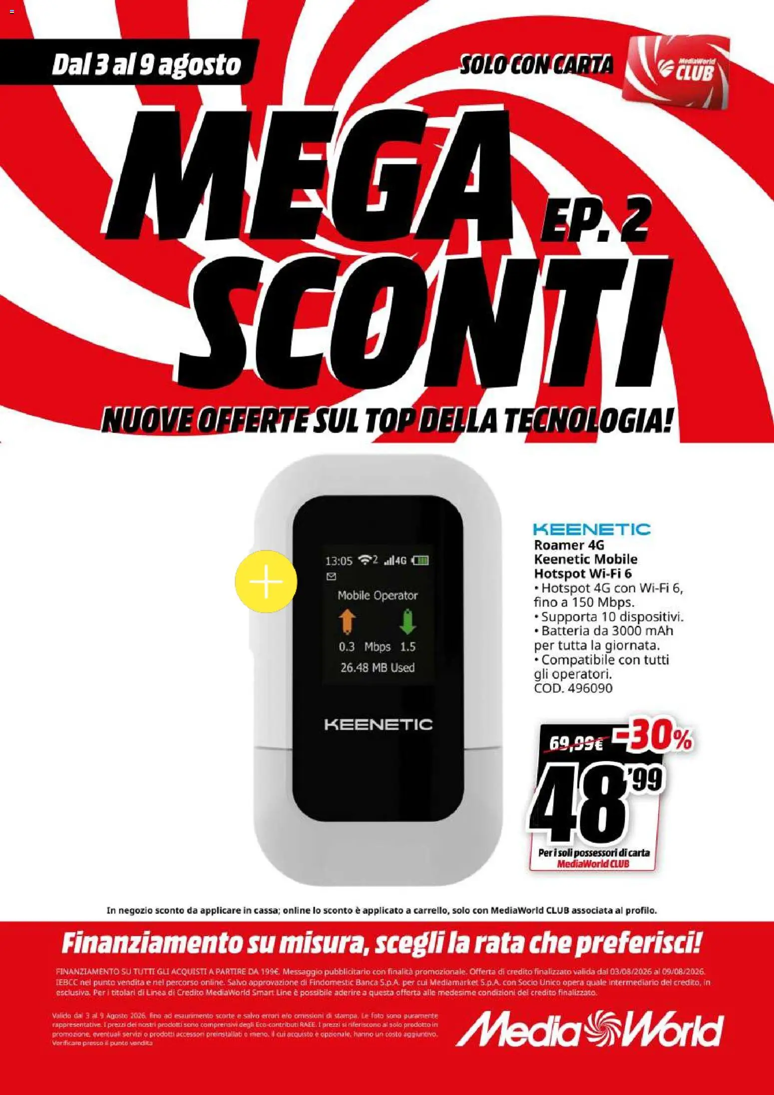 Volantino Media World del 03/08/2026 | Pagina: 28