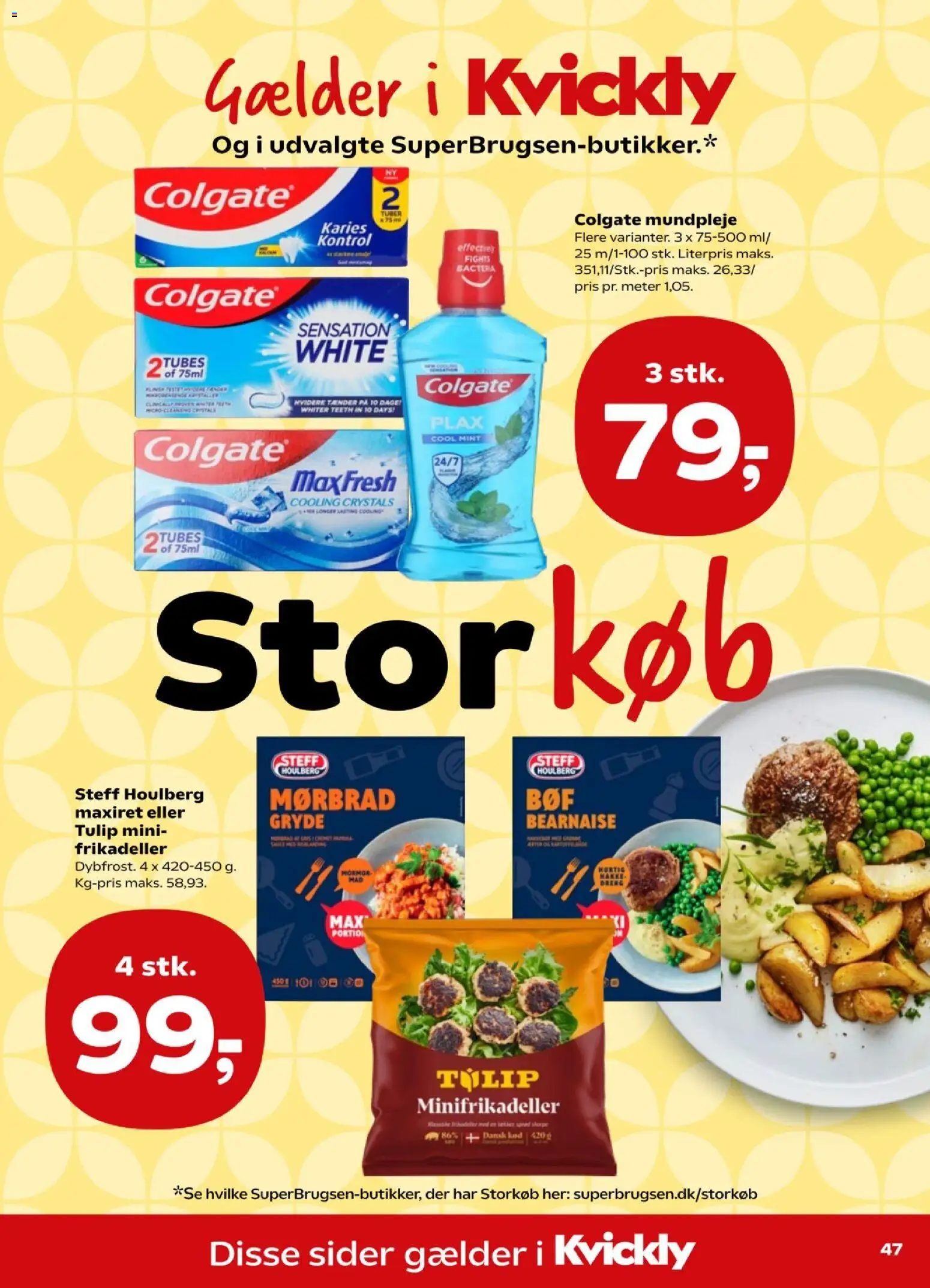 Kvickly tilbudsavis – gyldig fra 02/10/2026 | Side: 51 | Produkter: Frikadeller, Paprika