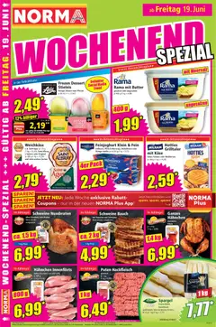 Norma Flugblatt ab 15.06.2026 gültig | Seite: 16 | Produkte: Zitrone, Pfirsich, Butter, Käse