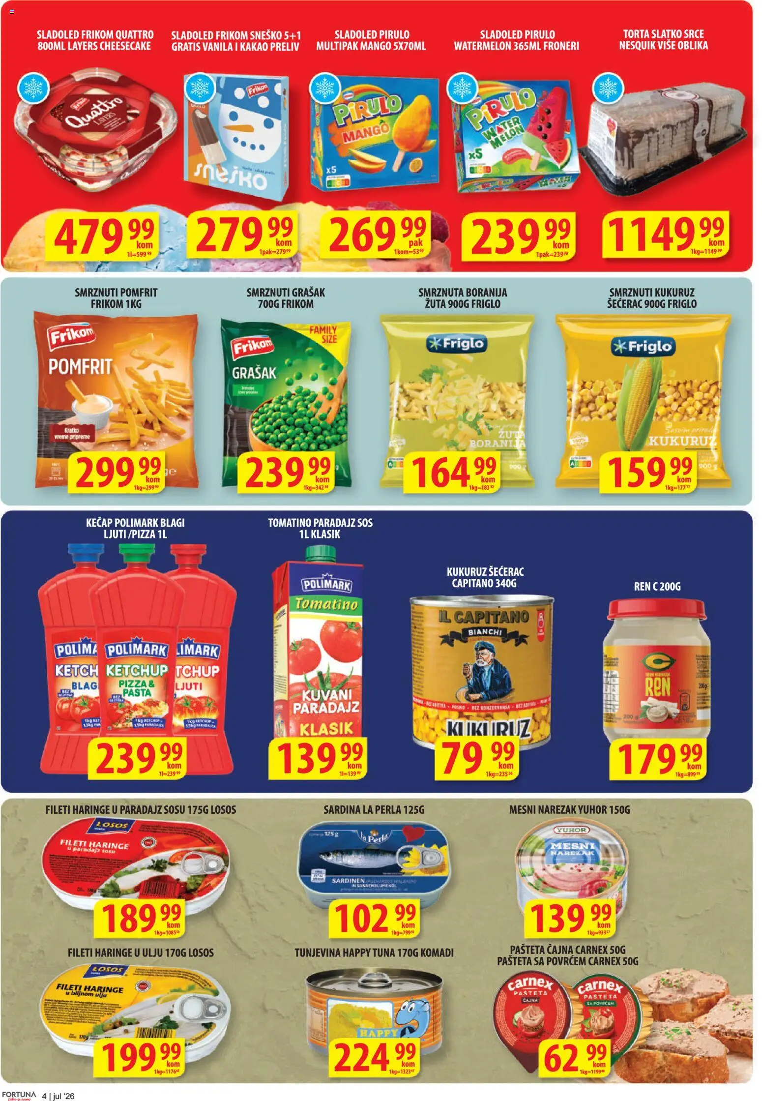 Fortuna Market katalog - važi od 08.07.2026 | Strana: 4