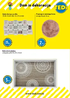 TEDi katalog akcije – veljaven od 01.08.2026 | Stran: 3 | Izdelki: Okvir, Preproga