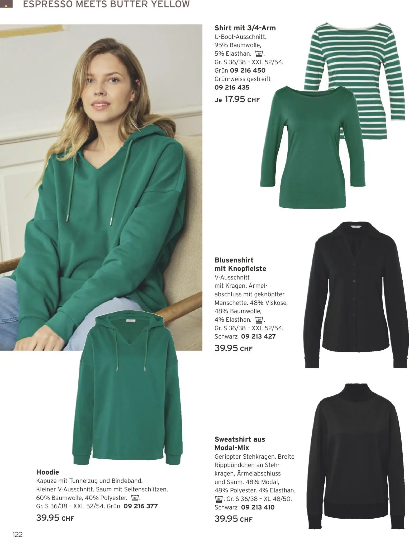 Tchibo aktionen – gültig ab 01.09.2026 | Seite: 122 | Produkte: Hoodie, Butter, Shirt, Sweatshirt