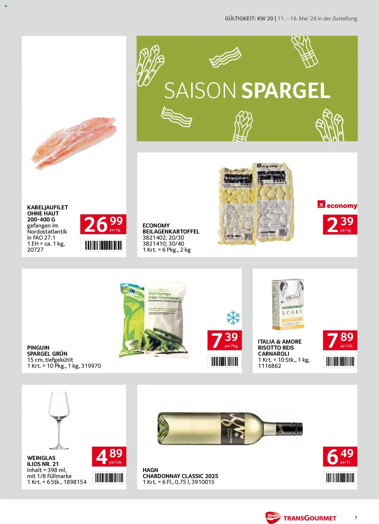 Transgourmet Zustellaktion gültig ab 11.05.2026 | Seite: 7 | Produkte: Reis