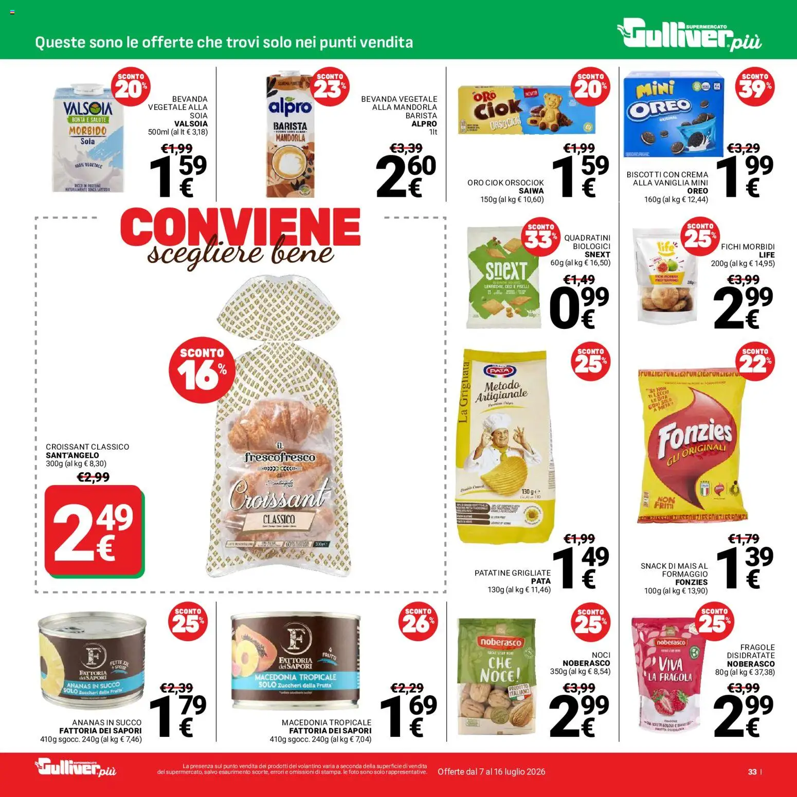 Volantino Gulliver del 07/07/2026 | Pagina: 33