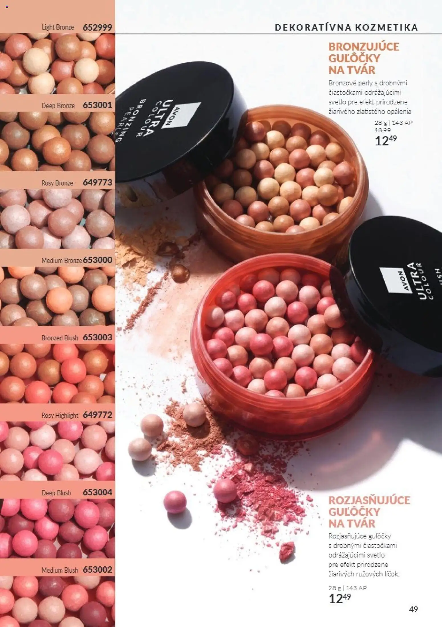 Nové Avon akcie – leták je platný od 01.10.2026 | Strana: 49 | Produkty: Svetlo