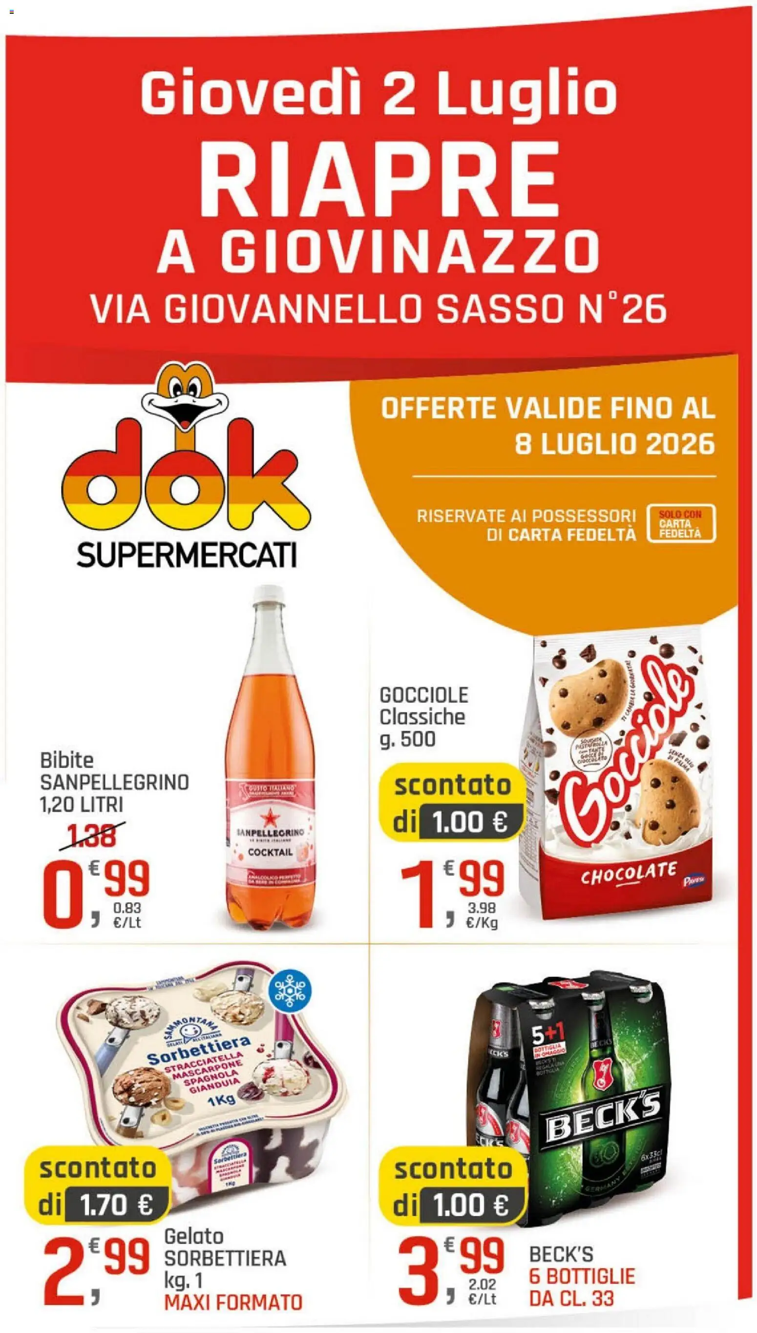 Volantino DOK del 02.07.2026 | Pagina: 1