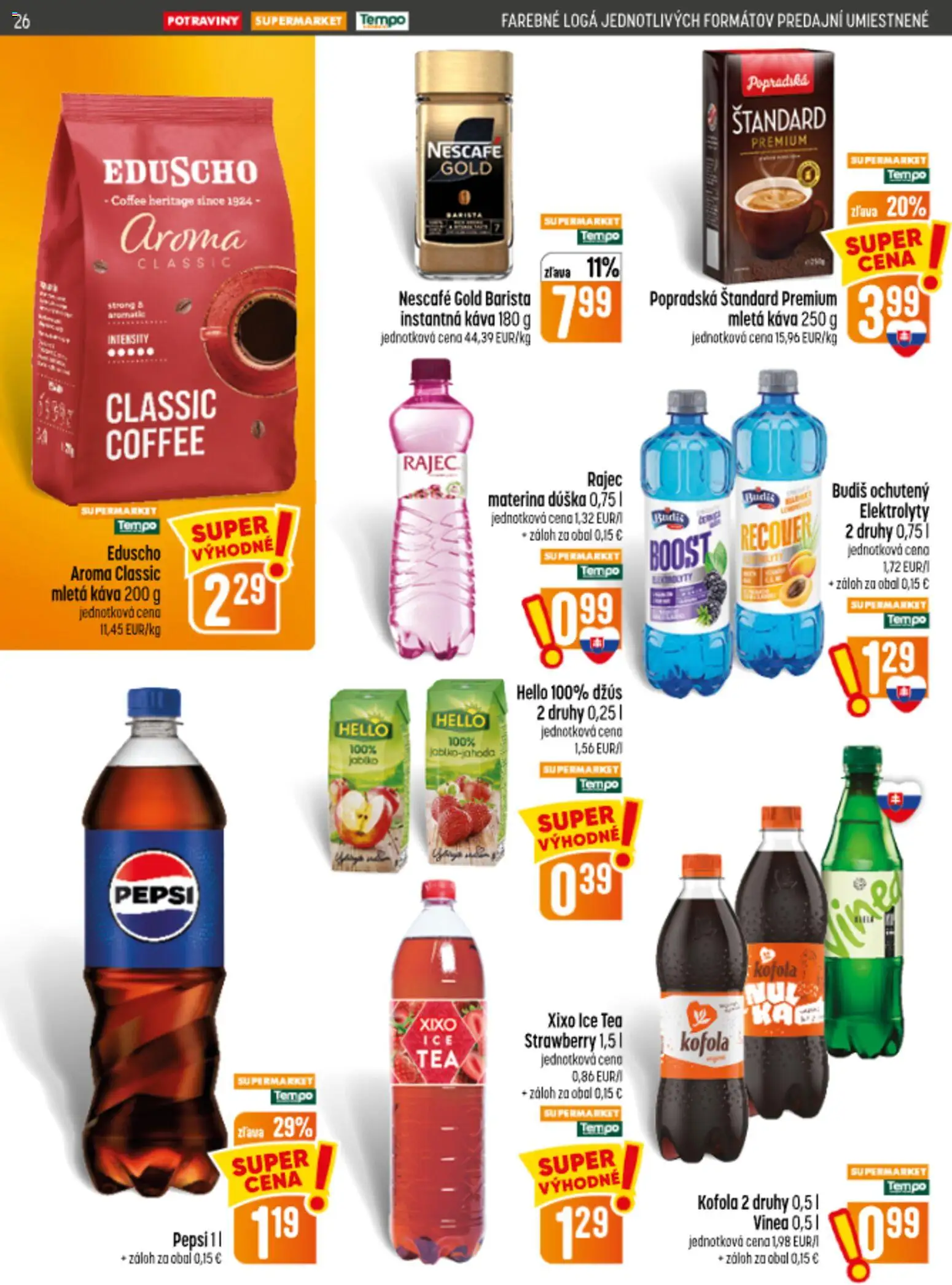 Nové COOP Jednota akcie – leták je platný od 10.09.2026 | Strana: 26