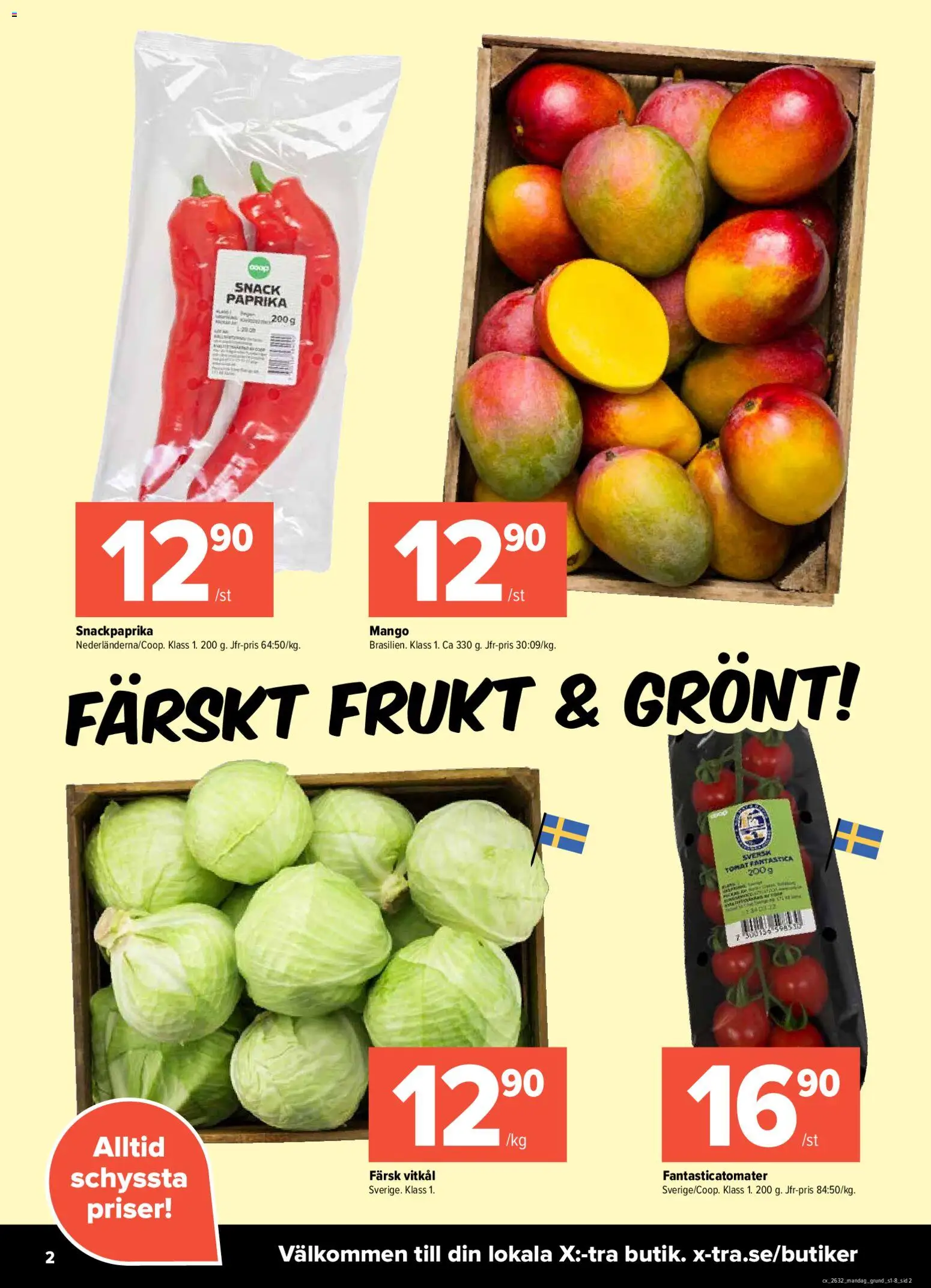 Coop X:-TRA reklamblad aktuell från 03/08/2026 | Sida: 2