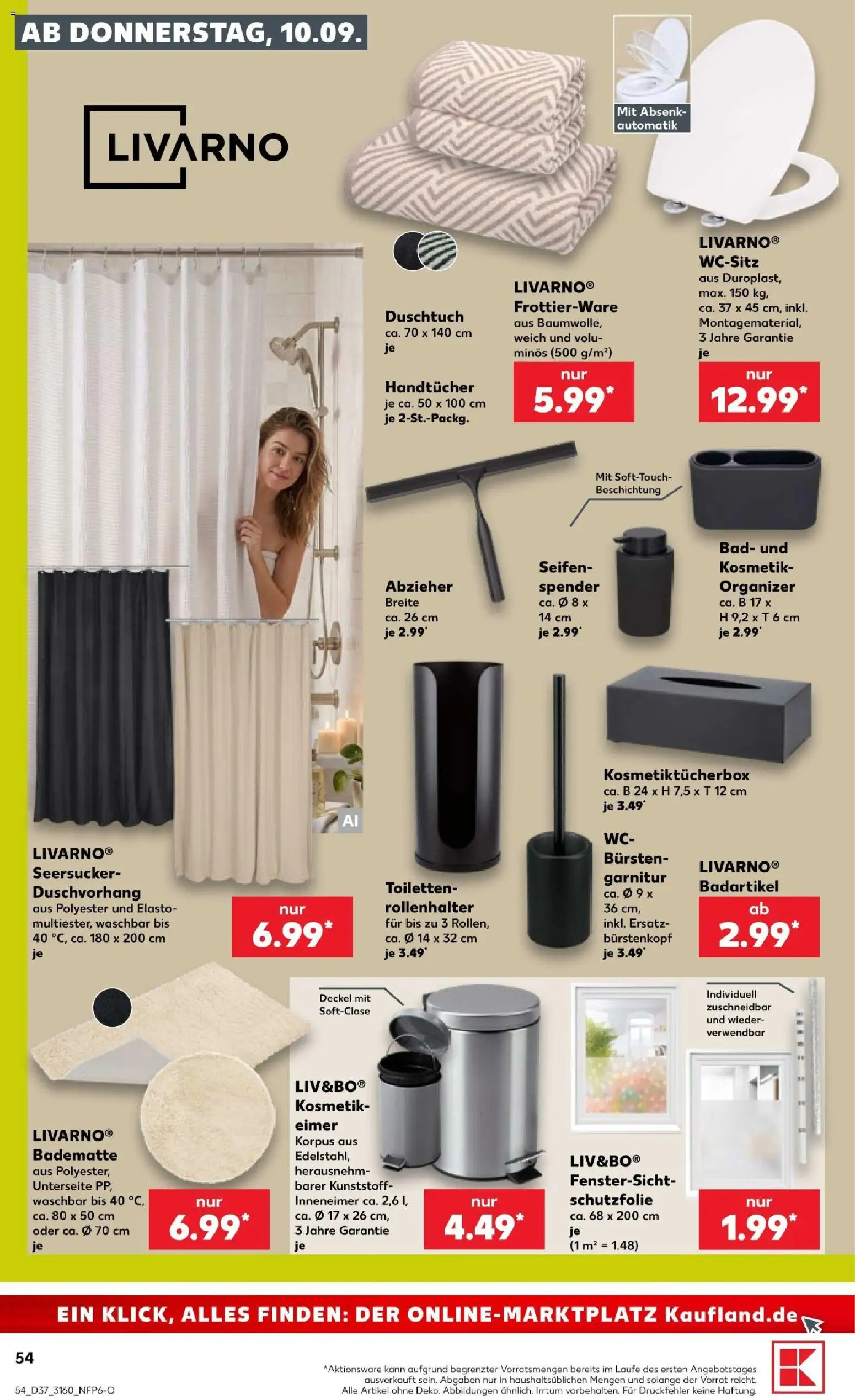 Kaufland Prospekt – gültig ab 10.09.2026 | Seite: 54 | Produkte: Bad