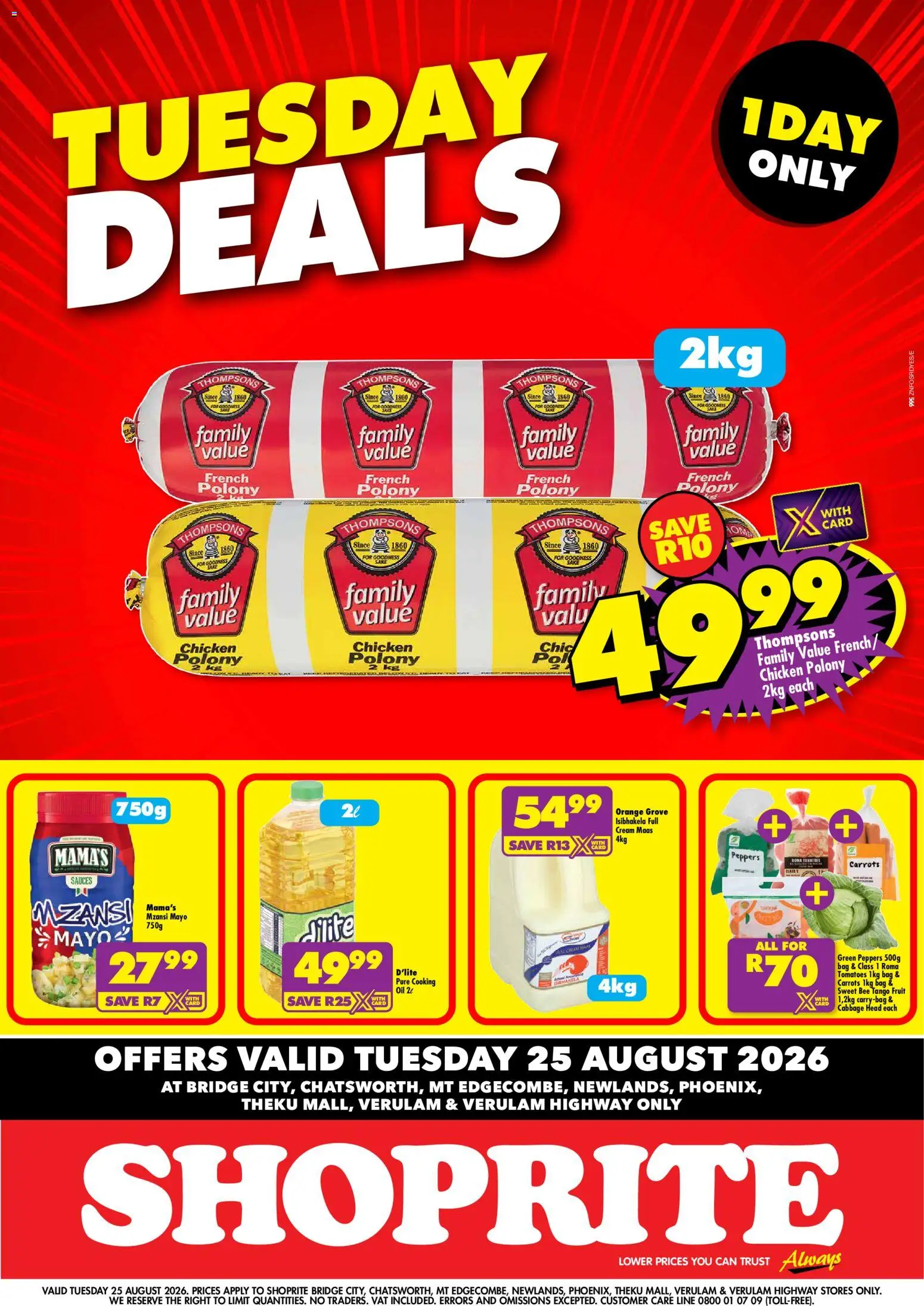 New Shoprite catalogue – valid from 25/08/2026 | Page: 1