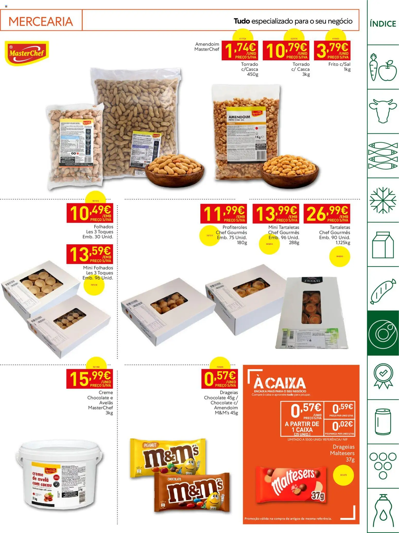 Recheio Horeca │ válido de 14/07/2026 | Página: 17 | Produtos: Sal, Caixa, Chocolate, Creme