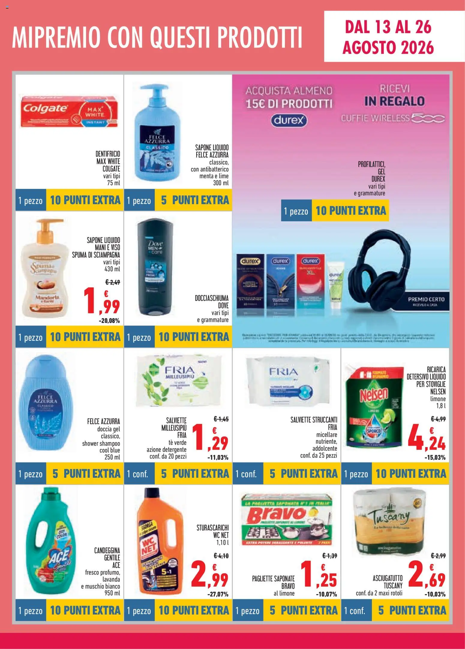 Volantino Conad del 13/08/2026 | Pagina: 9 | Prodotti: Detergente, Lime, Lavanda, Doccia