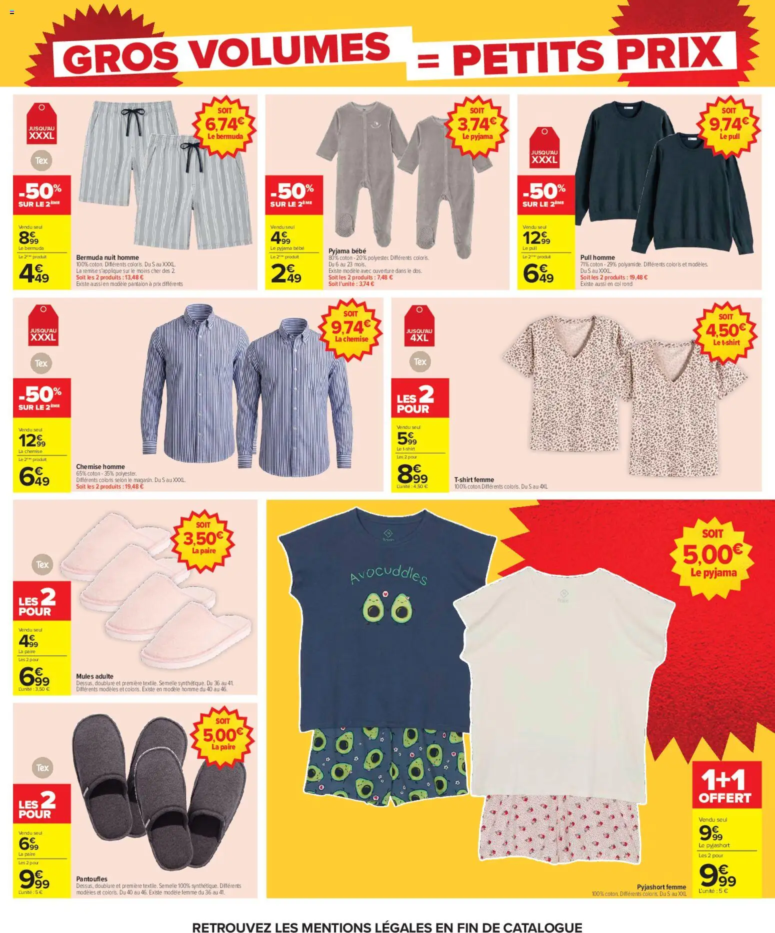 {H1} | Page: 35 | Produits: Bermuda, Pull homme, Pyjama bébé, Chemise