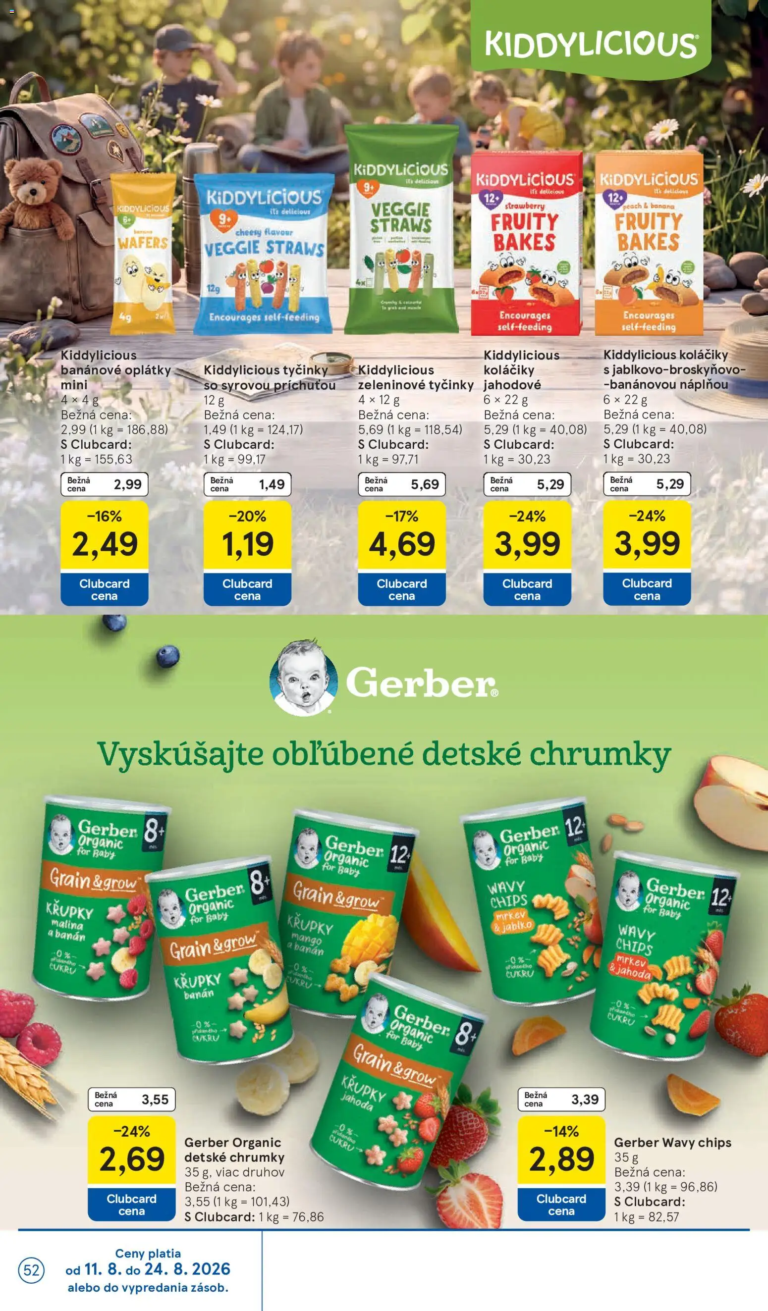 Nové Tesco akcie – leták je platný od 12.08.2026 | Strana: 52 | Produkty: Mango