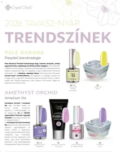 Crystal Nails 2026 tavasz-nyár - amely érvényes a következő dátumtól: 09.03.2026 | Oldal: 2