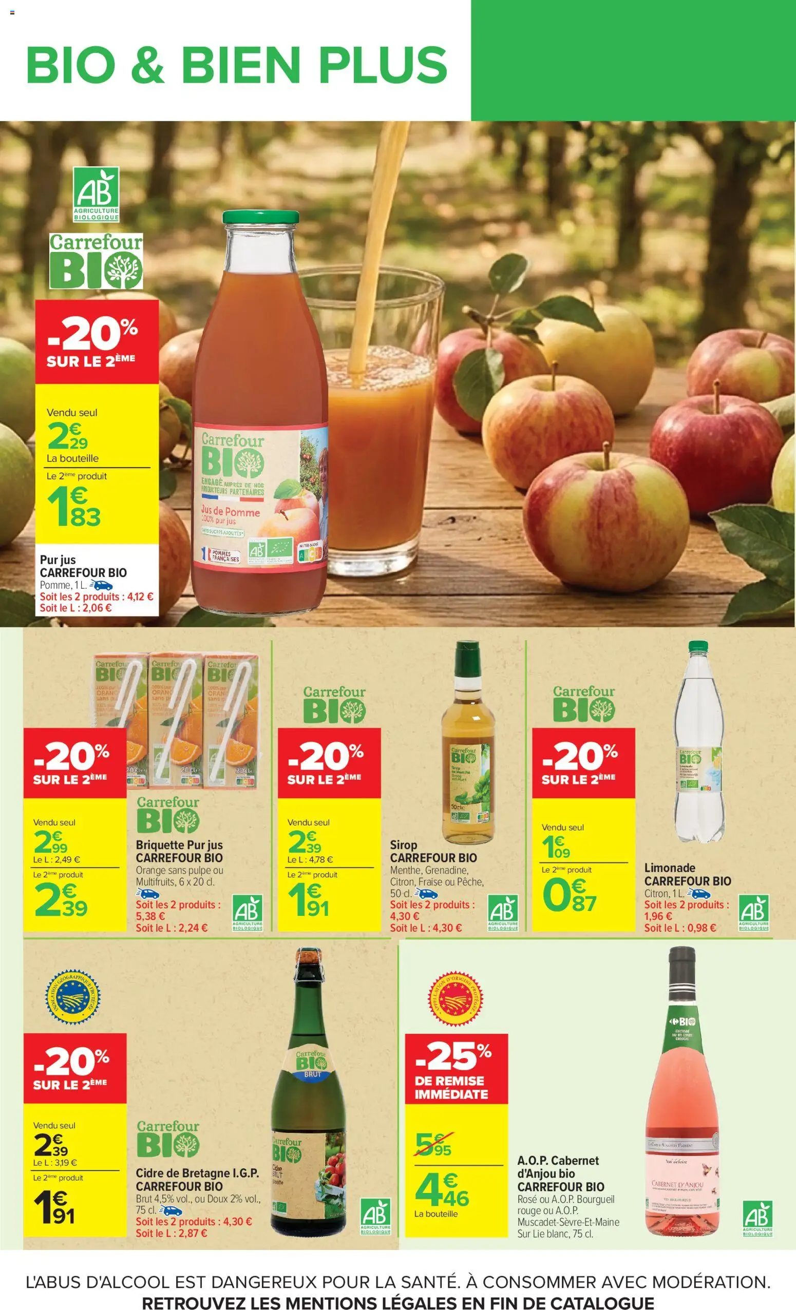 {H1} | Page: 19 | Produits: Menthe, Orange, Pomme, Pommes