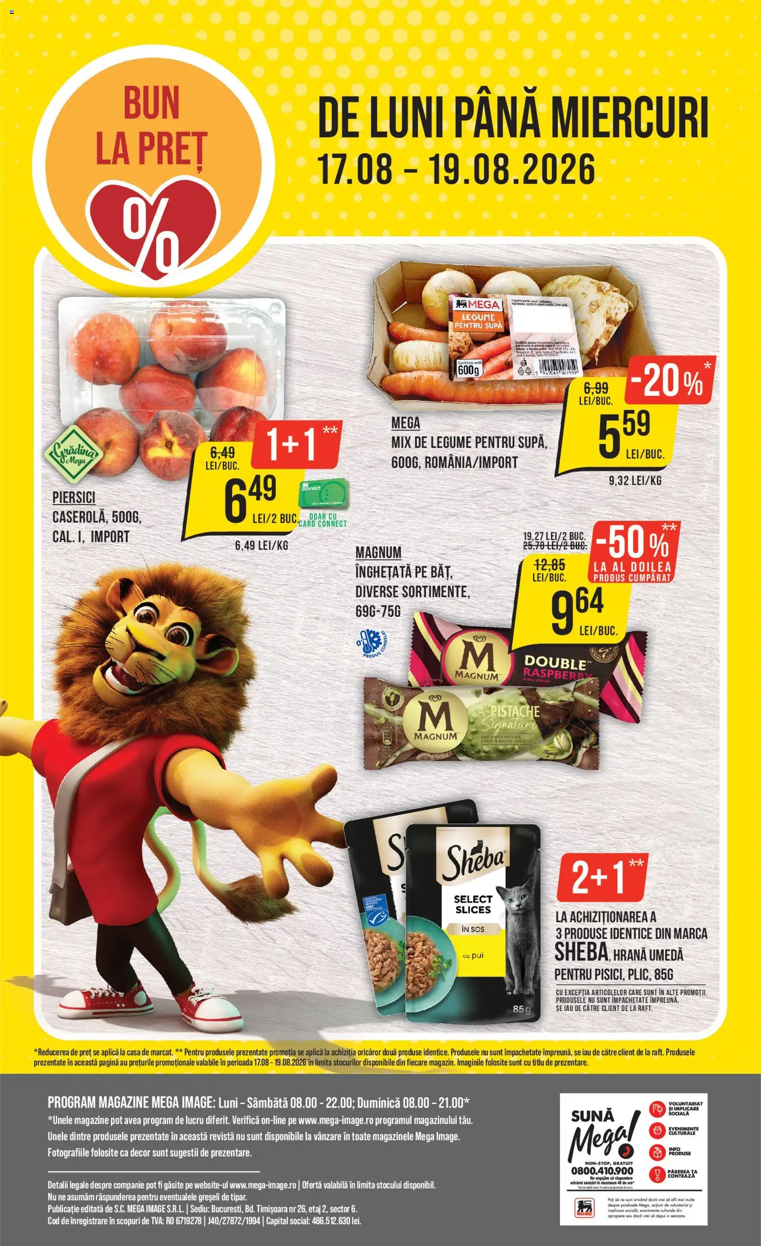 Noul catalog Mega Image – valabil de la 13.08.2026 | Pagină: 24 | Produse: Gradina, Aplică, Pui, Legume