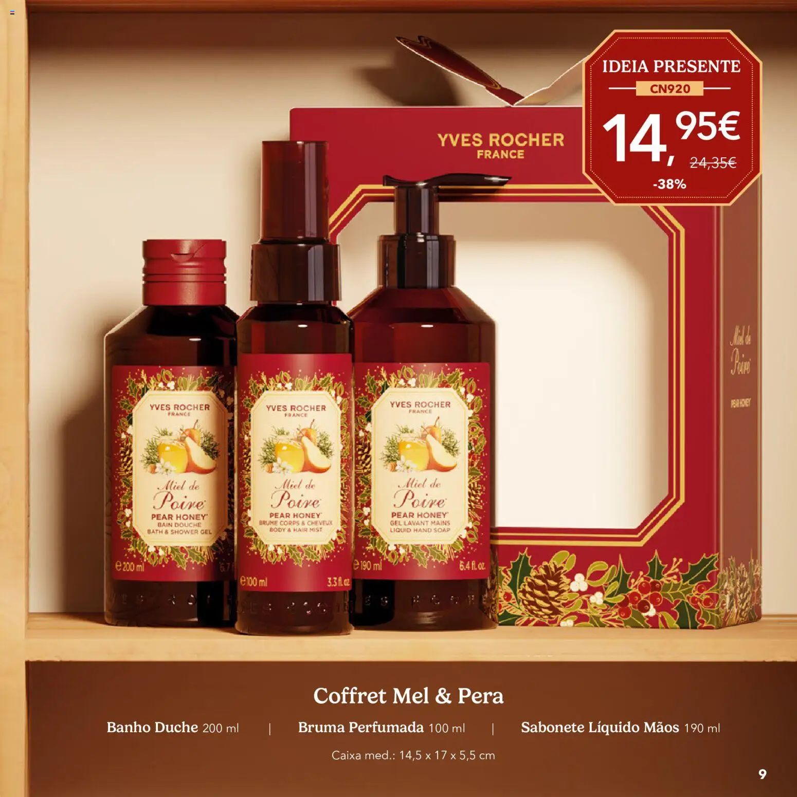 Yves Rocher Catálogo de natal │ válido de 21/10/2026 | Página: 9 | Produtos: Sabonete líquido, Sabonete, Banho, Mel