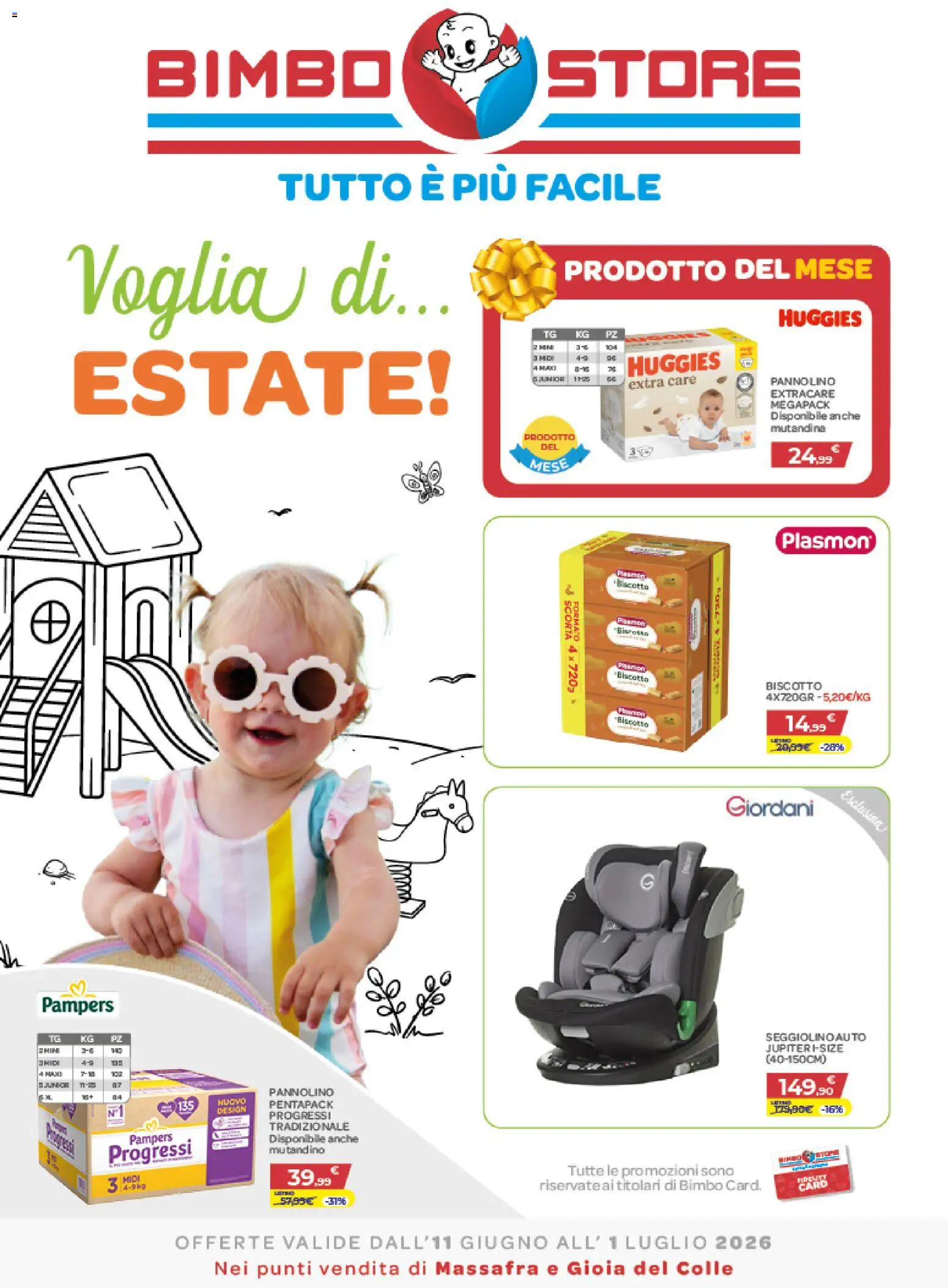 Volantino Bimbo store del 11.06.2026 | Pagina: 1