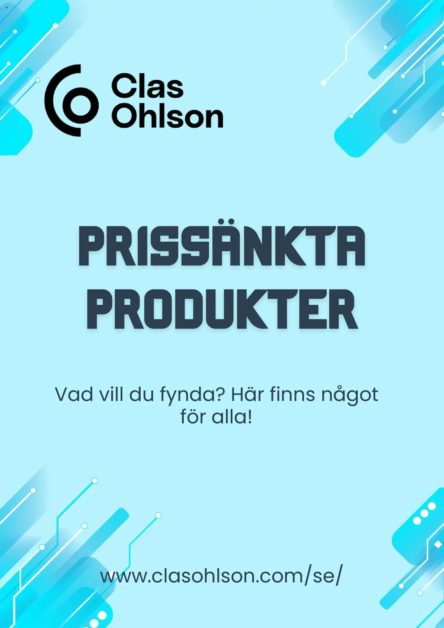 Clas Ohlson reklamblad aktuell från 26/10/2026 | Sida: 1