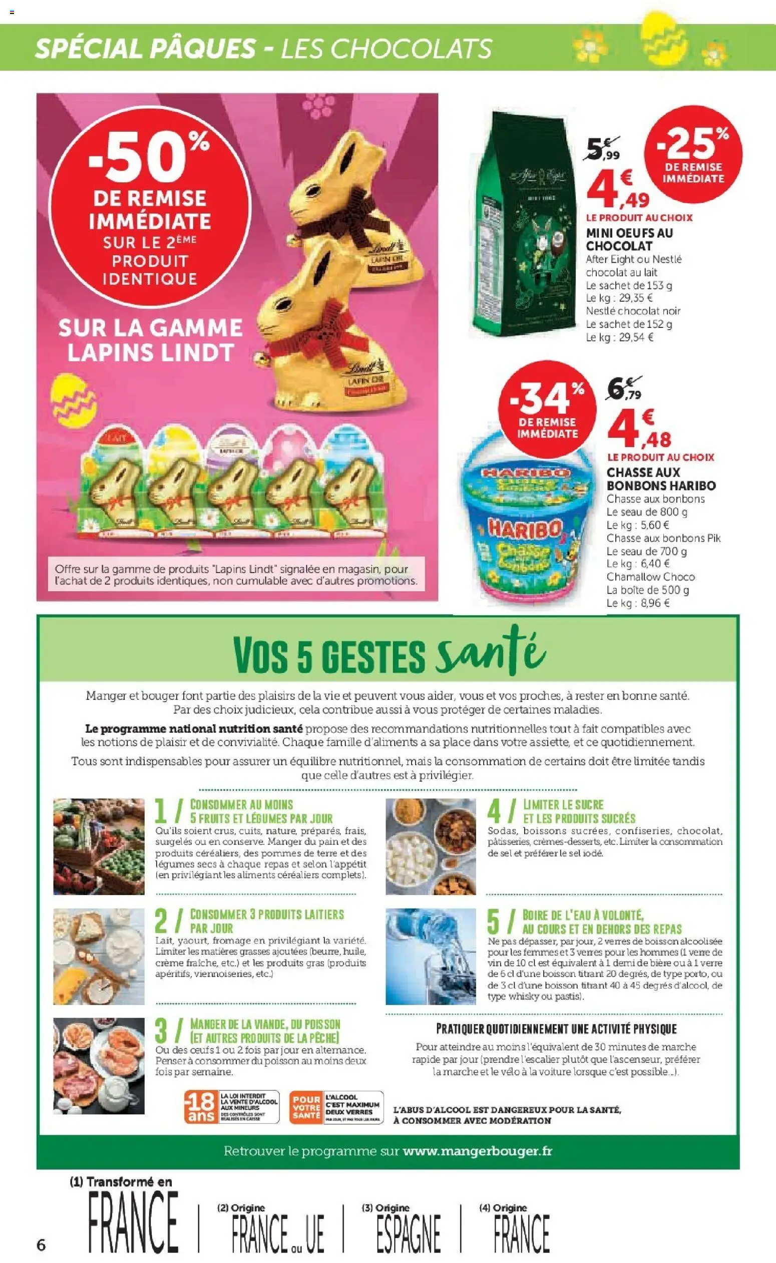{H1} | Page: 6 | Produits: Lapin, Vin, Crème, Pommes de terre