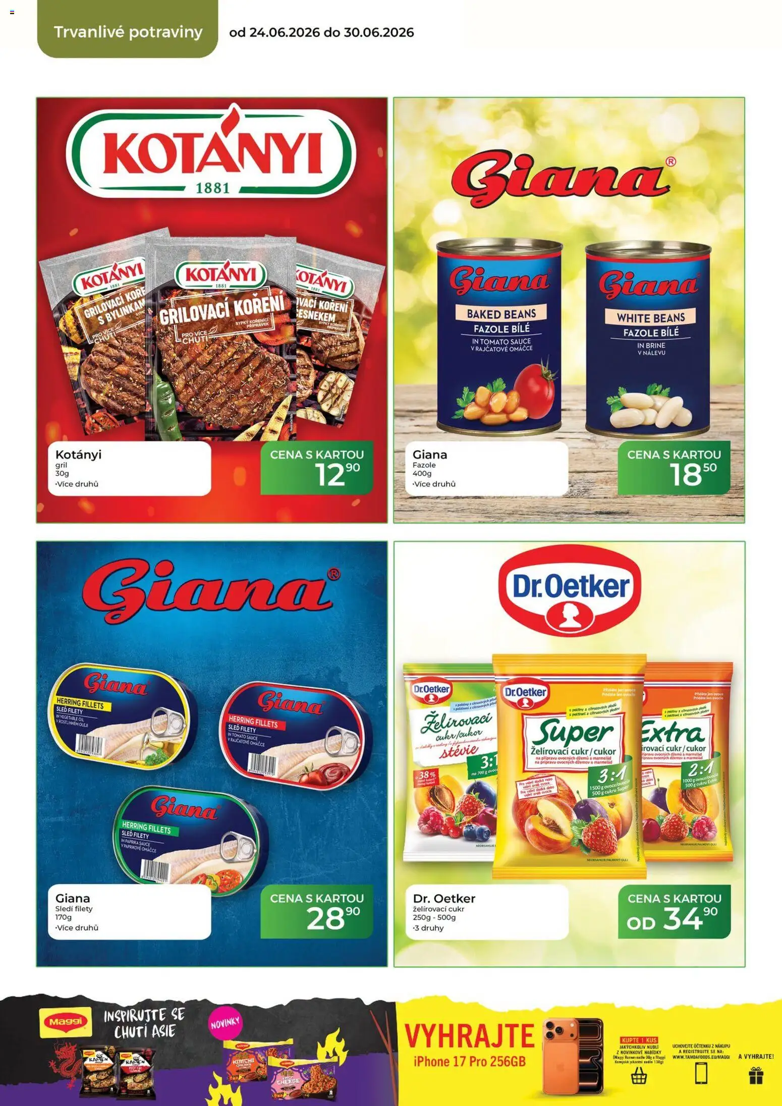 Tamda Foods leták od 24.06.2026 | Strana: 42 | Produkty: Maggi, Iphone, Koření, Fazole
