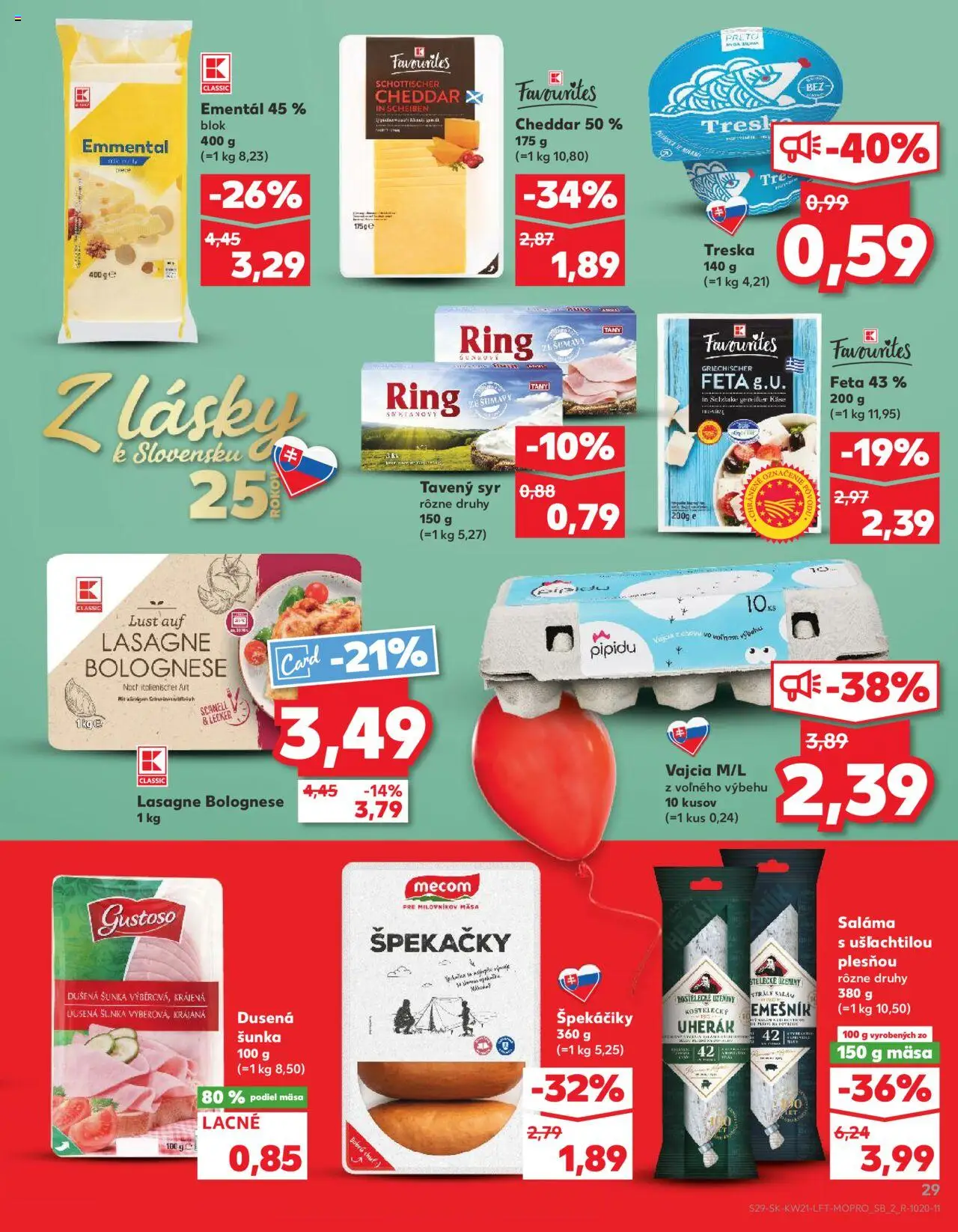 Nové Kaufland akcie – leták je platný od 22.05.2025 | Strana: 29