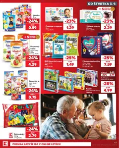 Kaufland SK Šamorín - amely érvényes a következő dátumtól: 2026.09.03. | Oldal: 43 | Termékek: Pampers, Sál, Dino, Multivitamin