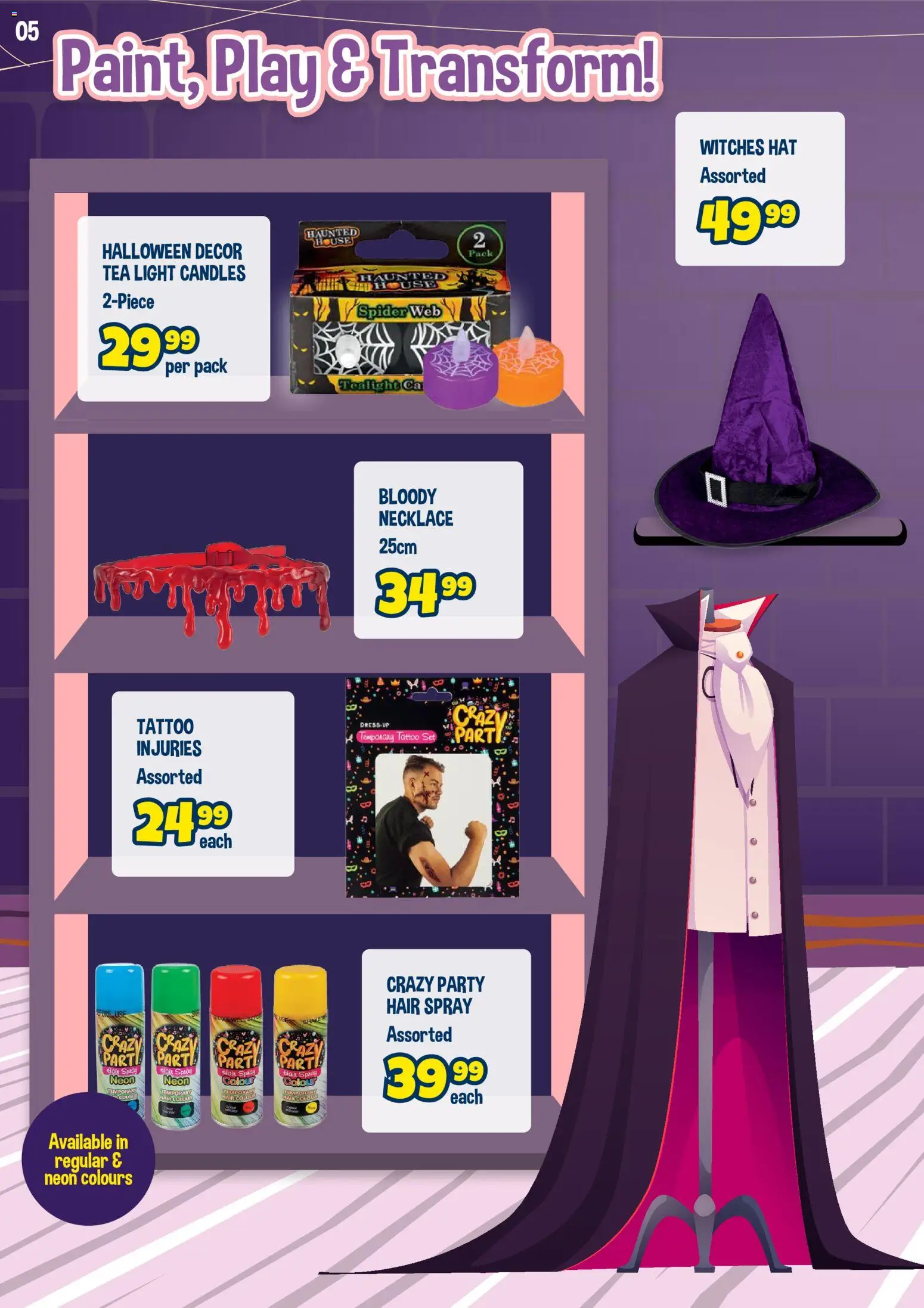 New Crazy Store catalogue – valid from 15/10/2026 | Page: 6 | Products: Hat, Hair colour, Light, Hair spray