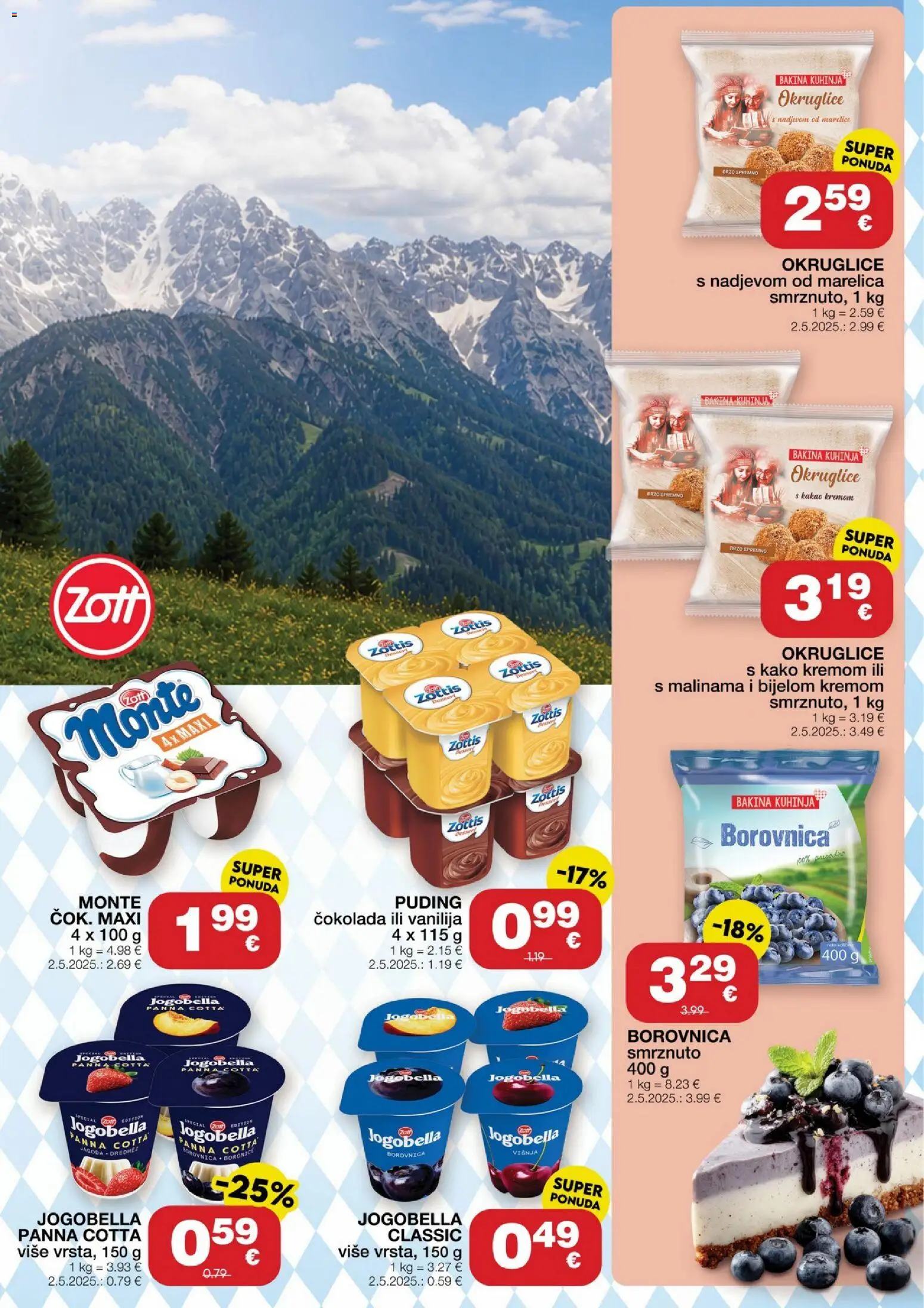 Stanić Diskont katalog | vrijedi od 15.10.2026 | Stranica: 5 | Proizvodi: Okruglice, Čokolada, Marelice, Kuhinja