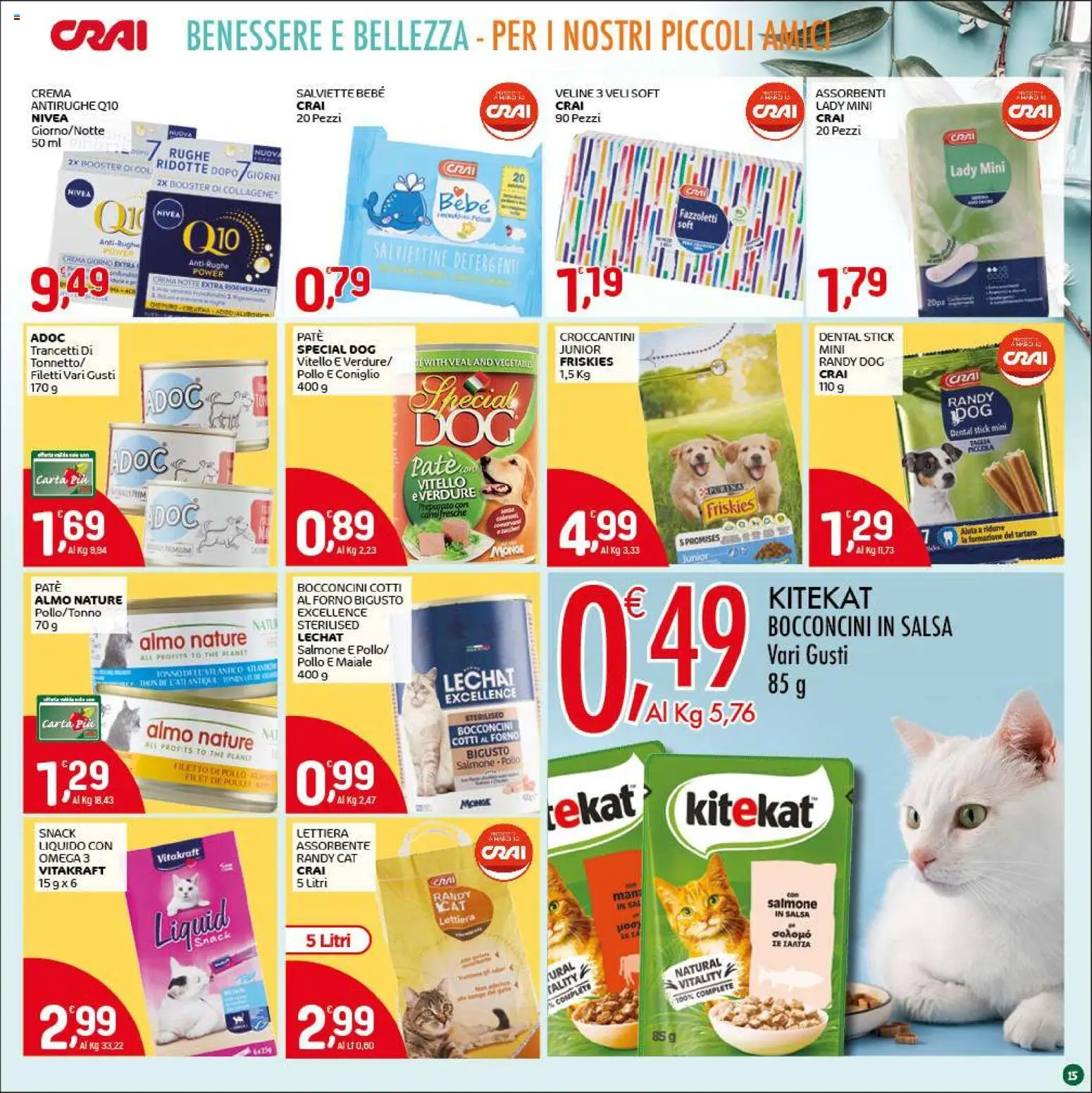 Volantino CRAI del 05.03.2026 | Pagina: 15 | Prodotti: Pollo, Maiale, Tè, Fazzoletti