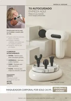 Vista previa Catálogo AVON campaña 10 válido desde el 01/10/2026 | Página: 141 | Productos: Horquilla, Cable, USB, Batería