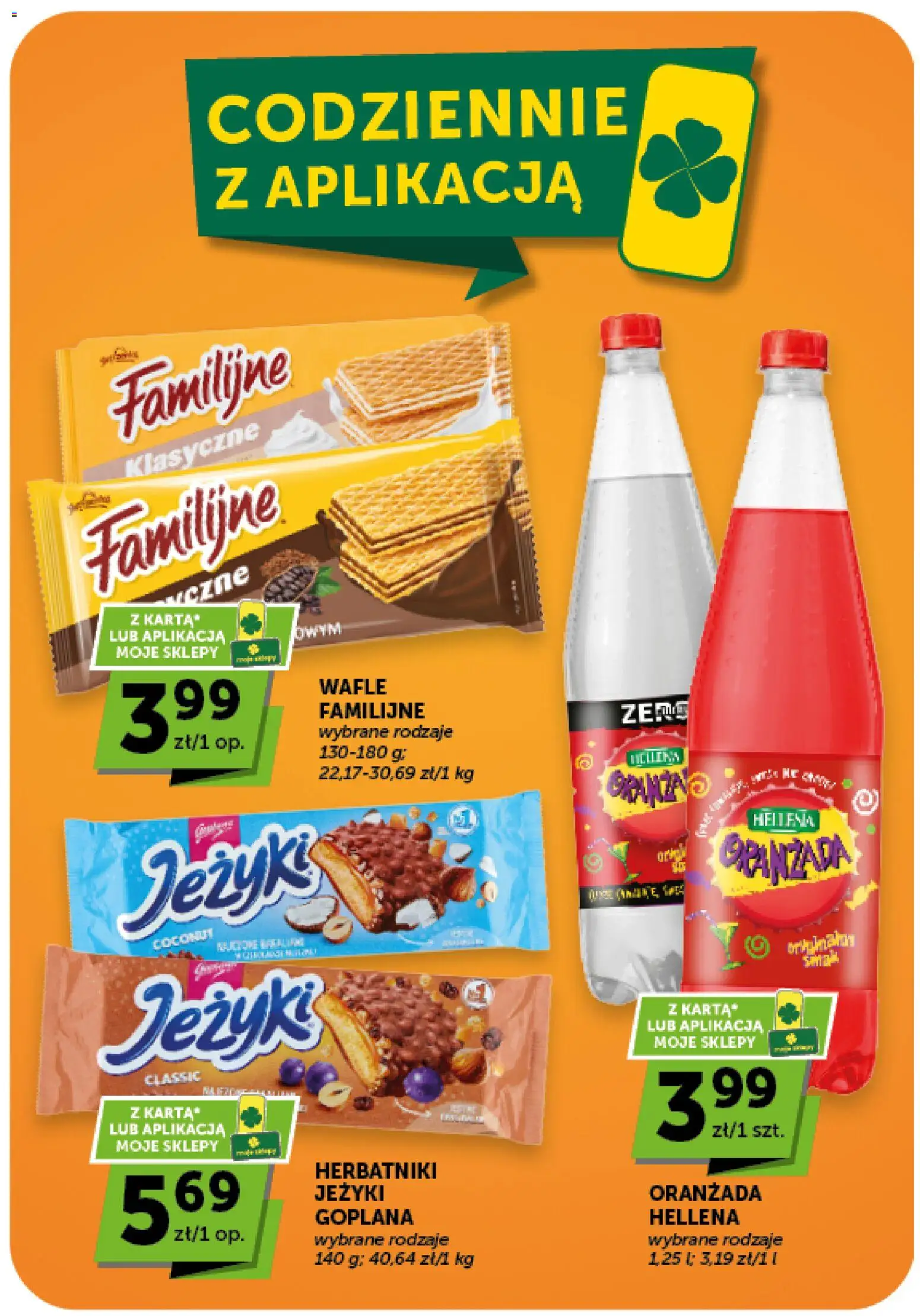 Groszek gazetka od 13.08.2026 | Strona: 10 | Produkty: Karta, Oranżada, Wafle, Herbatniki