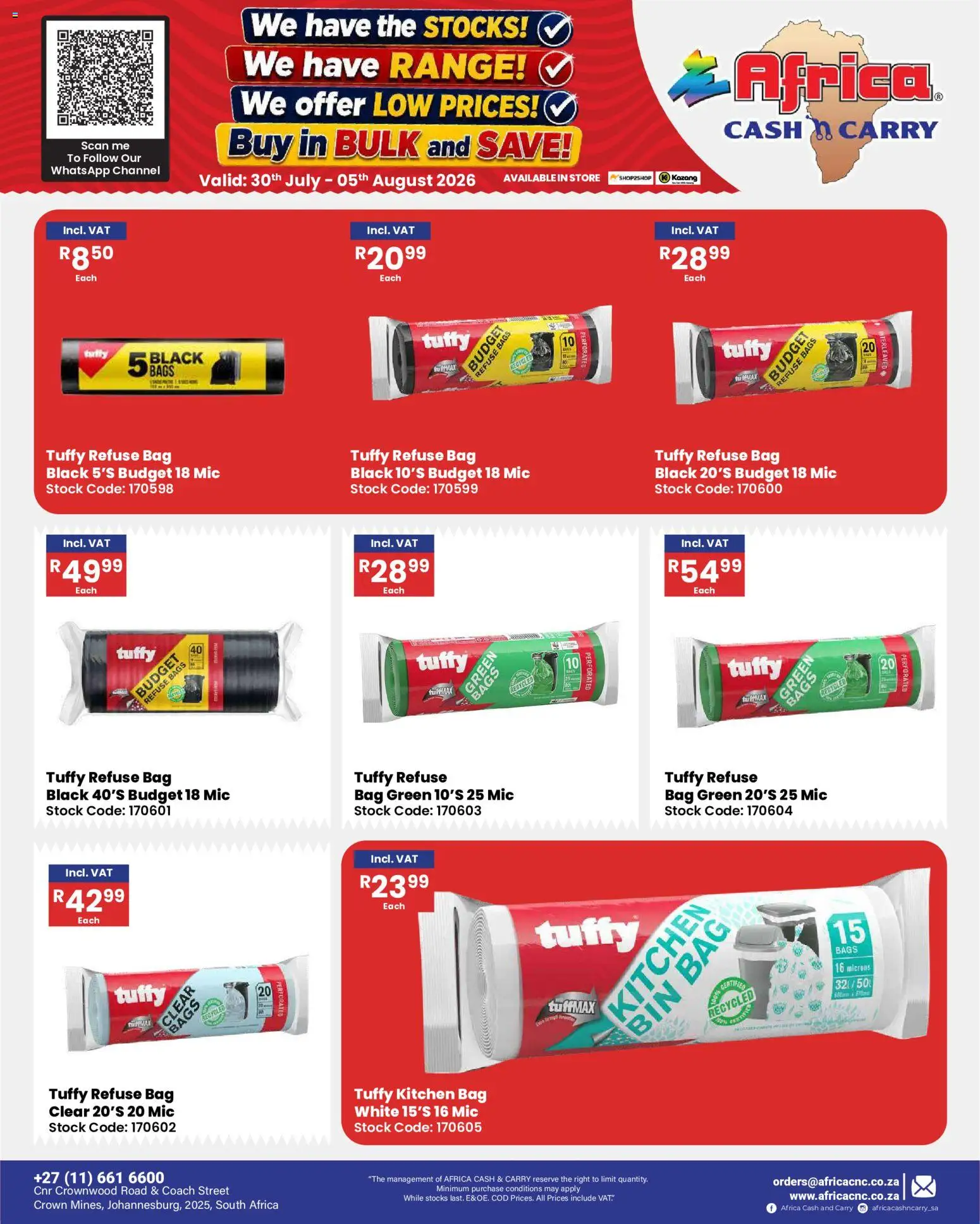 New Africa Cash & Carry catalogue – valid from 30/07/2026 | Page: 49